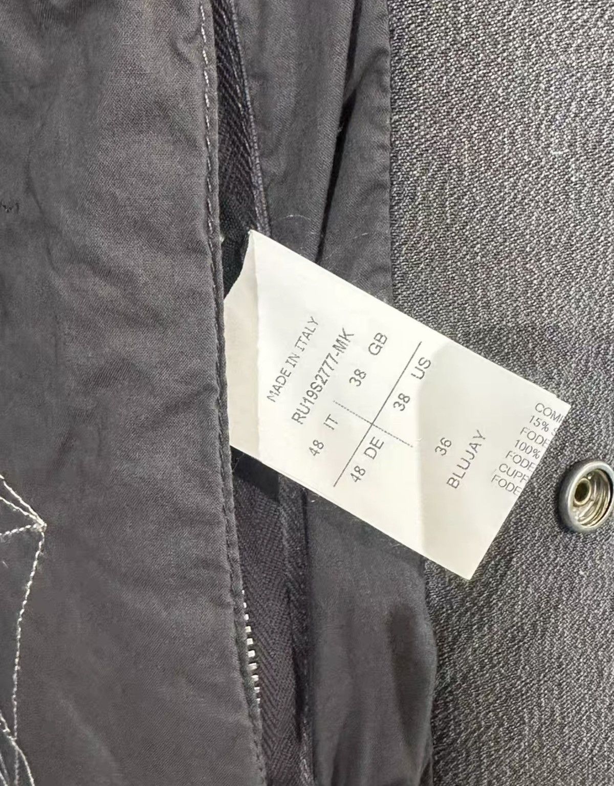 Rick Owens Rick Owens Spring/Summer 2019 Mainline Coach Jacket Size US M / EU 48-50 / 2 - 6 Thumbnail