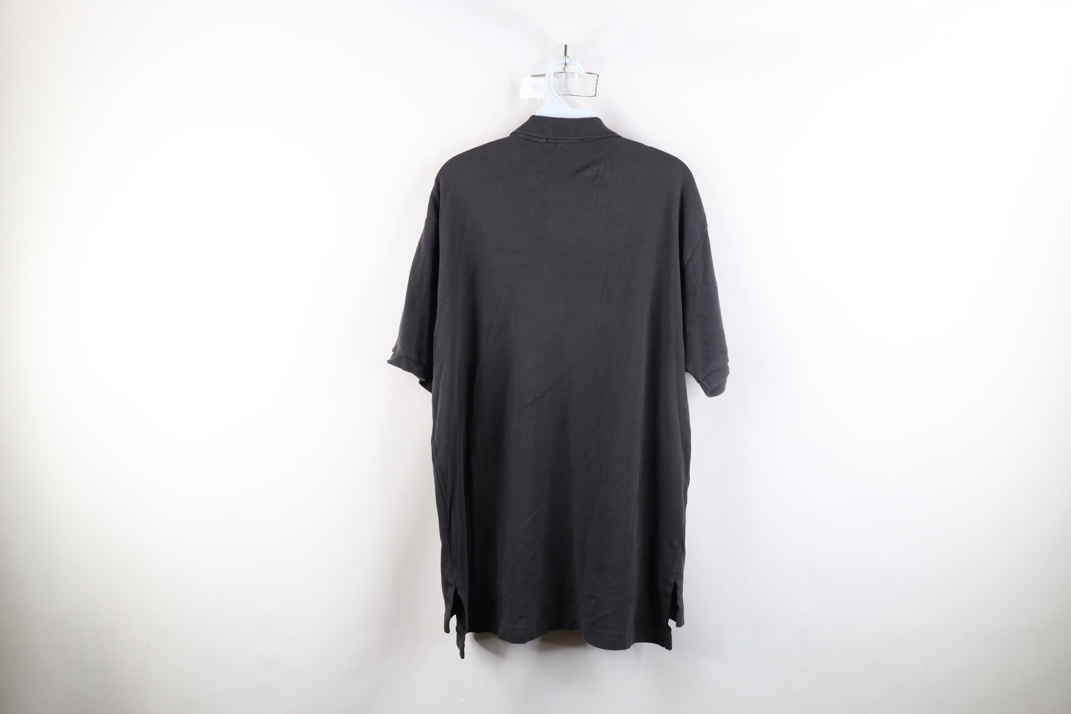 Ralph Lauren × Vintage Vintage 90s Ralph Lauren Touch Cotton Polo Shirt Dark Gray Size US L / EU 52-54 / 3 - 12 Thumbnail