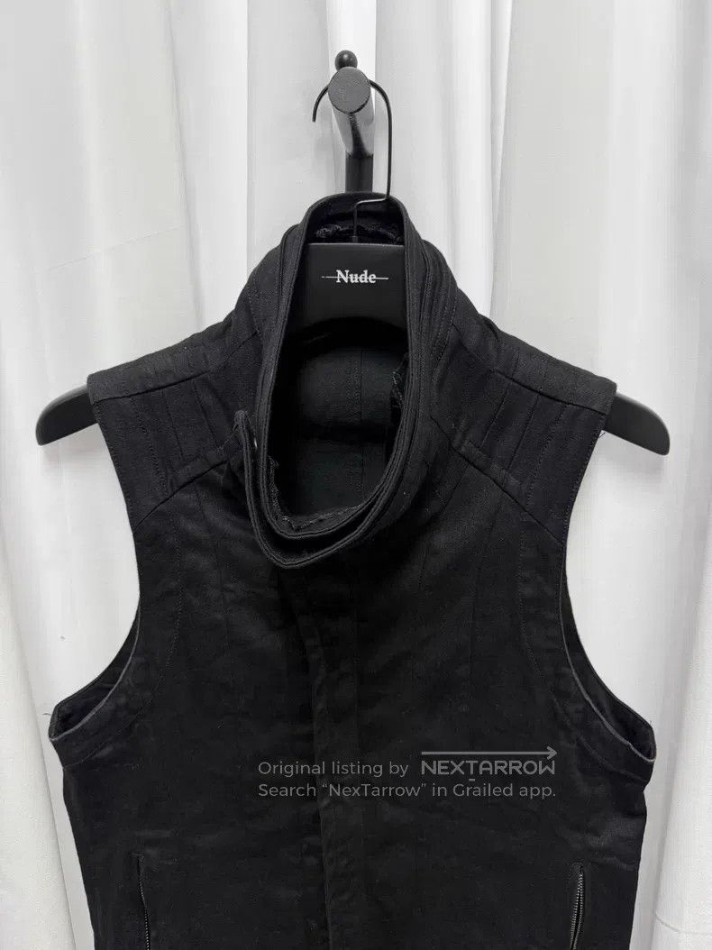 Julius Julius Waxed Denim Collar Vest Size US M / EU 48-50 / 2 - 2 Thumbnail