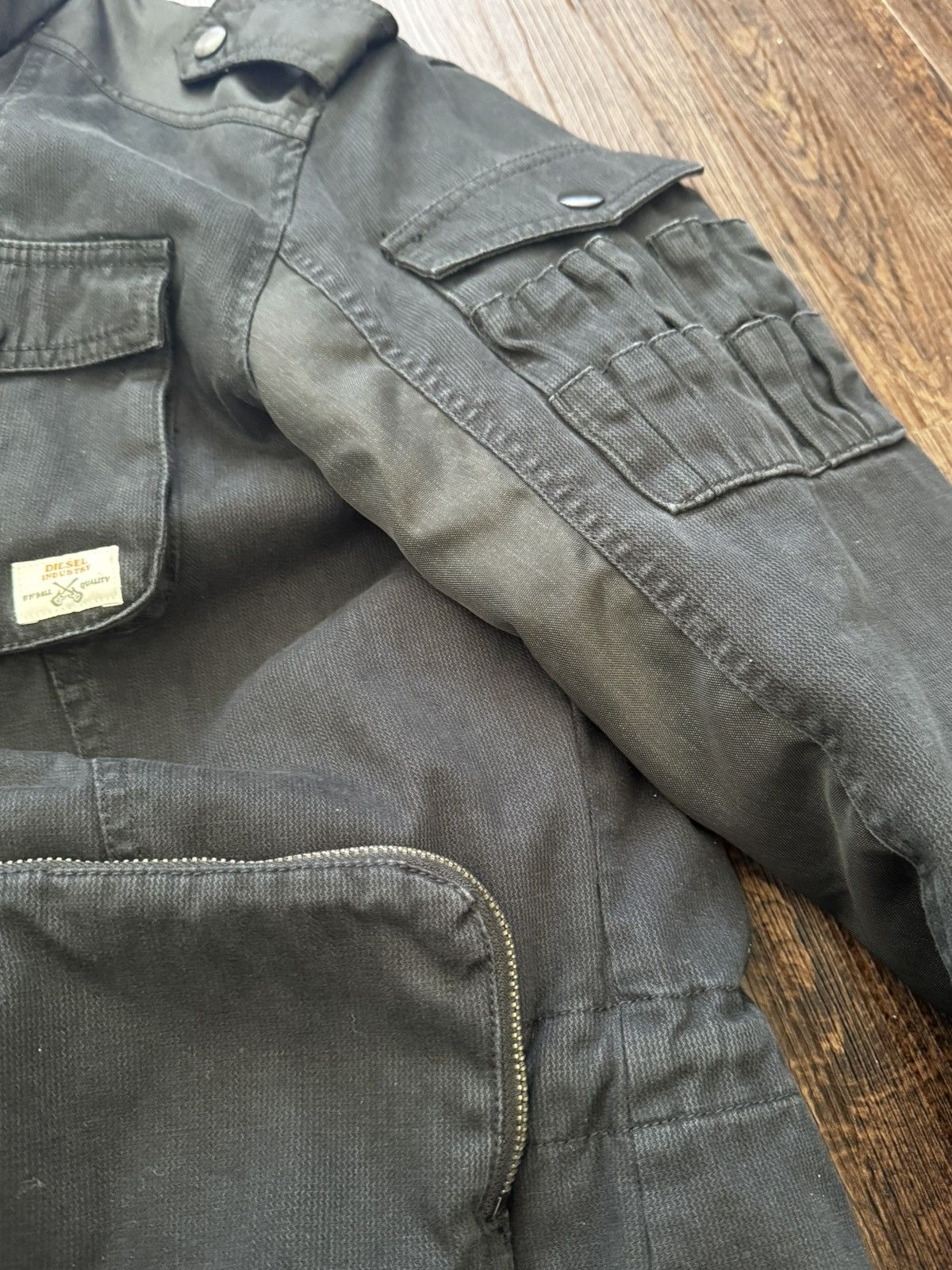 Diesel Vintage 90-00s Diesel M65 Jackets Size US XL / EU 56 / 4 - 4 Thumbnail