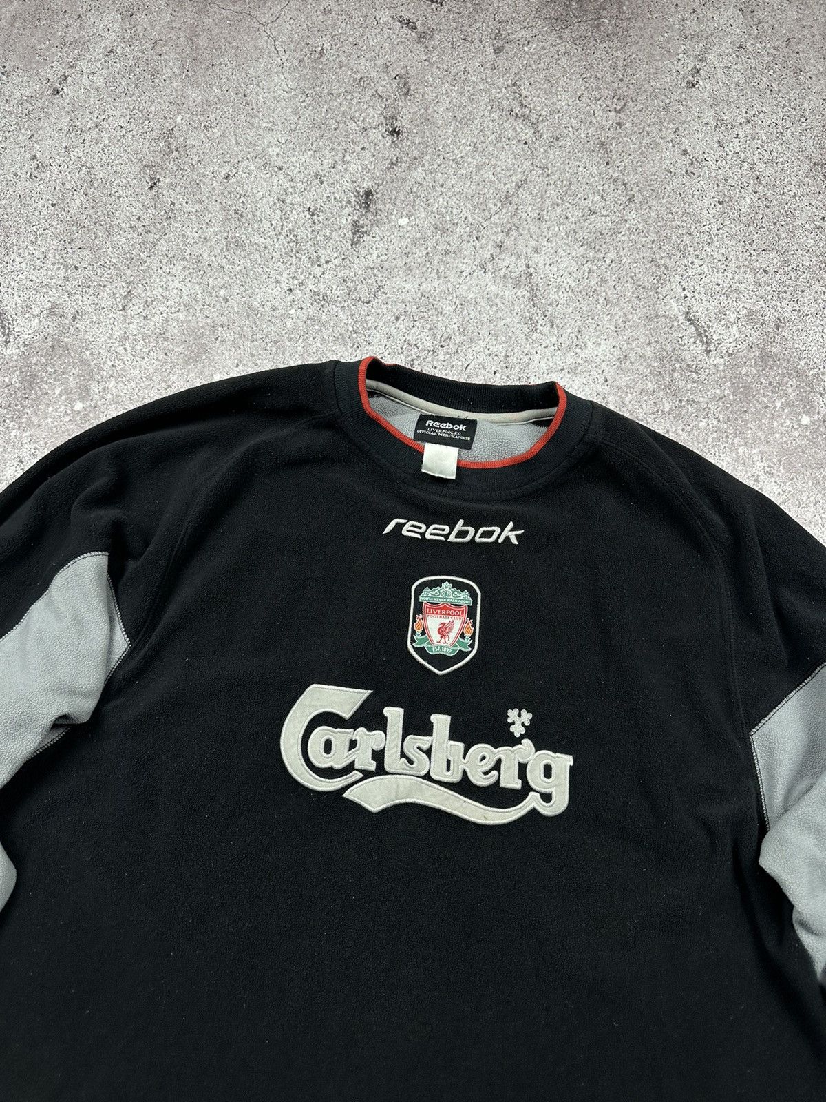 Reebok Vintage Reebok Liverpool 2000 Sweatshirt Fleece Y2K Blockore Size US L / EU 52-54 / 3 - 4 Thumbnail