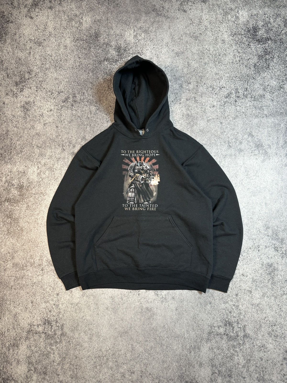 The Game × Vintage Vintage Warhammer 40k Art Logo Hoodie Streetwear Rare M USA Size US M / EU 48-50 / 2 - 1 Thumbnail