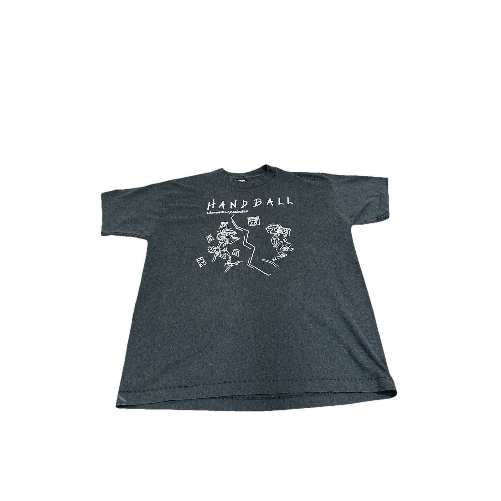 Fruit Of The Loom Vintage Handball Tournament Sports T-Shirt High School Colle Size US XL / EU 56 / 4 - 1 Thumbnail