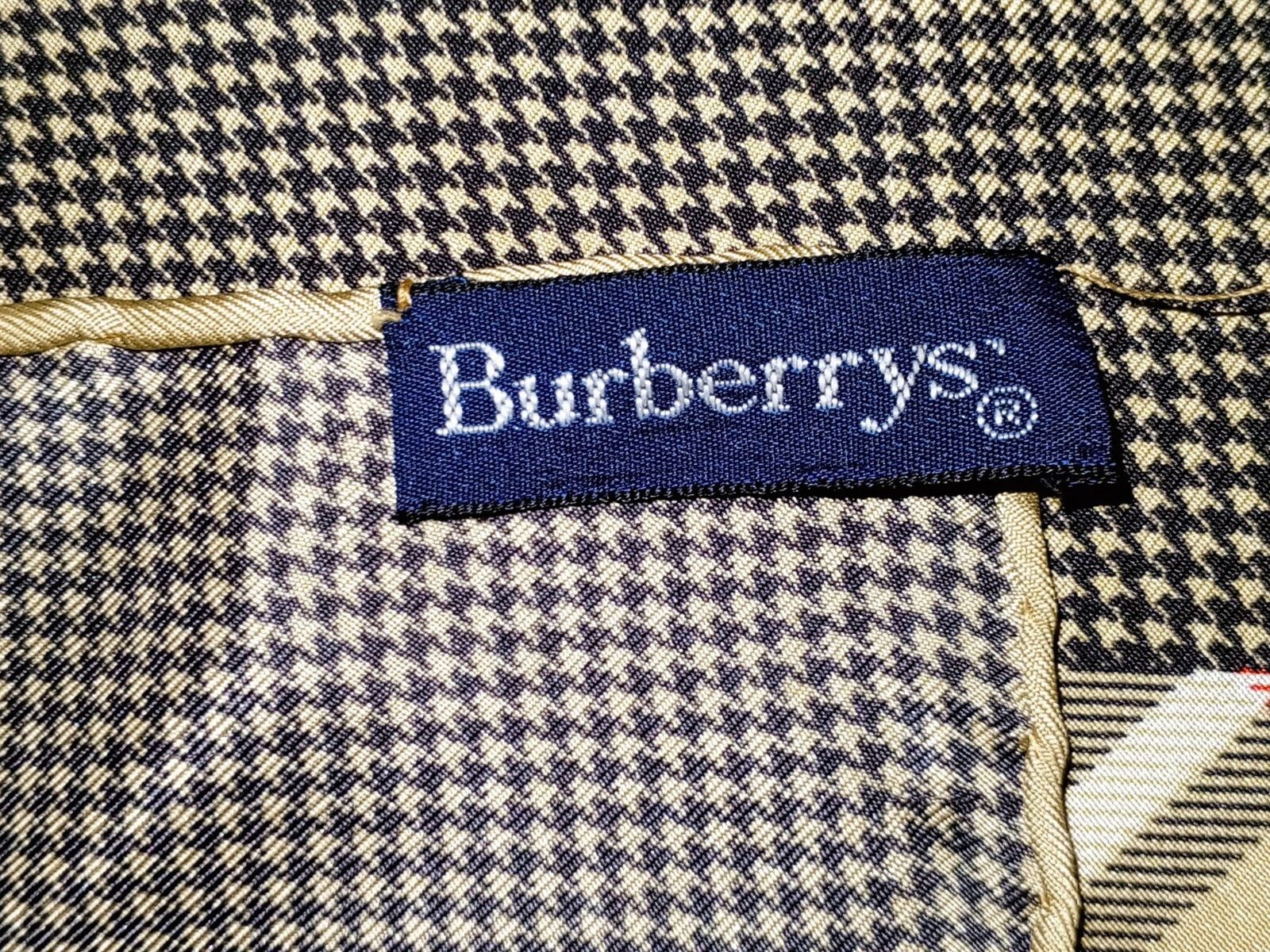 Burberry BURBERRY BB LONDON Vintage Novacheck Plaid Silk Scarf Size ONE SIZE - 9 Thumbnail