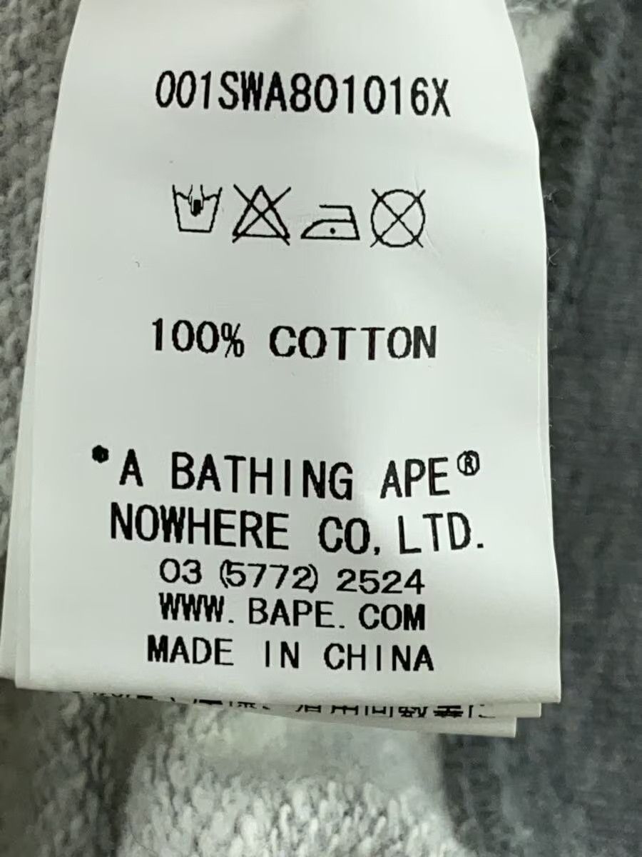 Bape A Bathing Ape Cotton Sweatshirt Grey Size US L / EU 52-54 / 3 - 5 Thumbnail