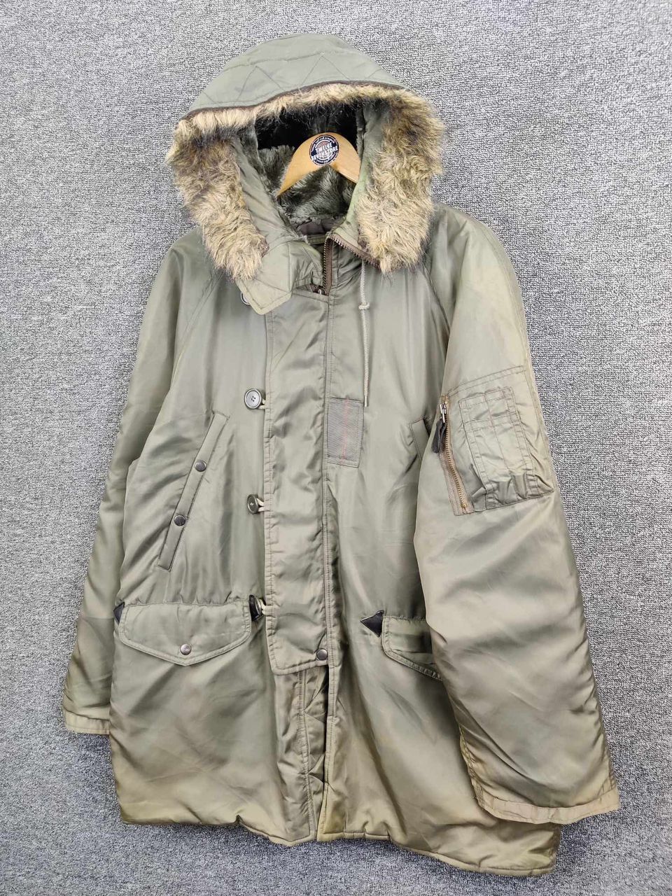 Avirex Vintage Avirex N-3B Parkas Flight Fur Jacket Size US L / EU 52-54 / 3 - 2 Thumbnail