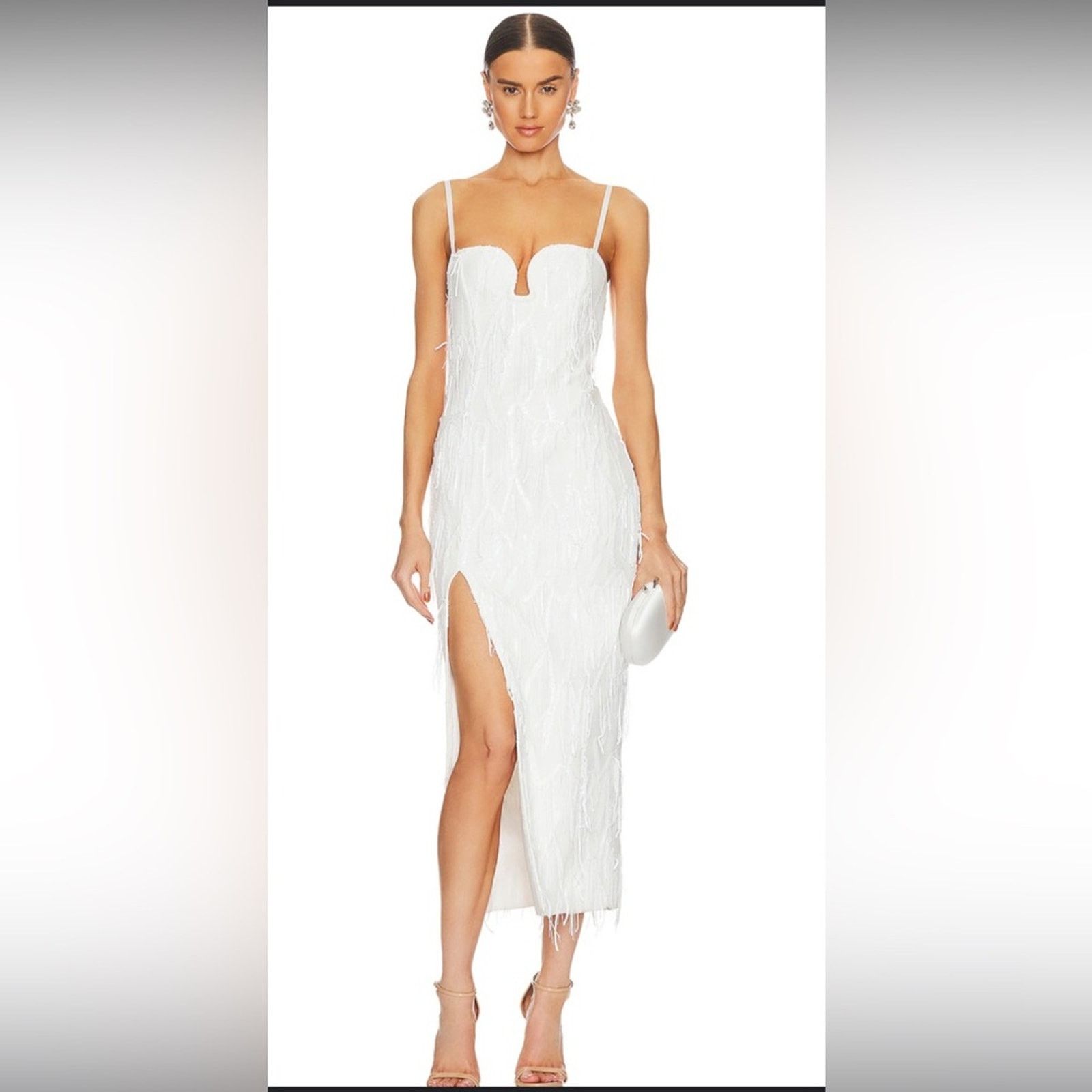 ELLIATT NWT Elliatt $330 Judith Fringe Sequin Dress Size S Size S / US 4 / IT 40 - 1 Thumbnail