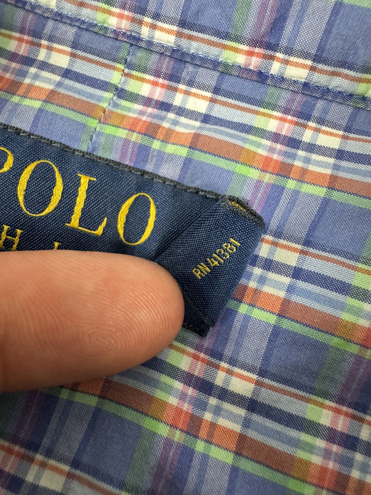 Polo Ralph Lauren × Vintage Vintage 90s Polo Ralph Lauren checked short sleeve shirt Size US L / EU 52-54 / 3 - 12 Thumbnail