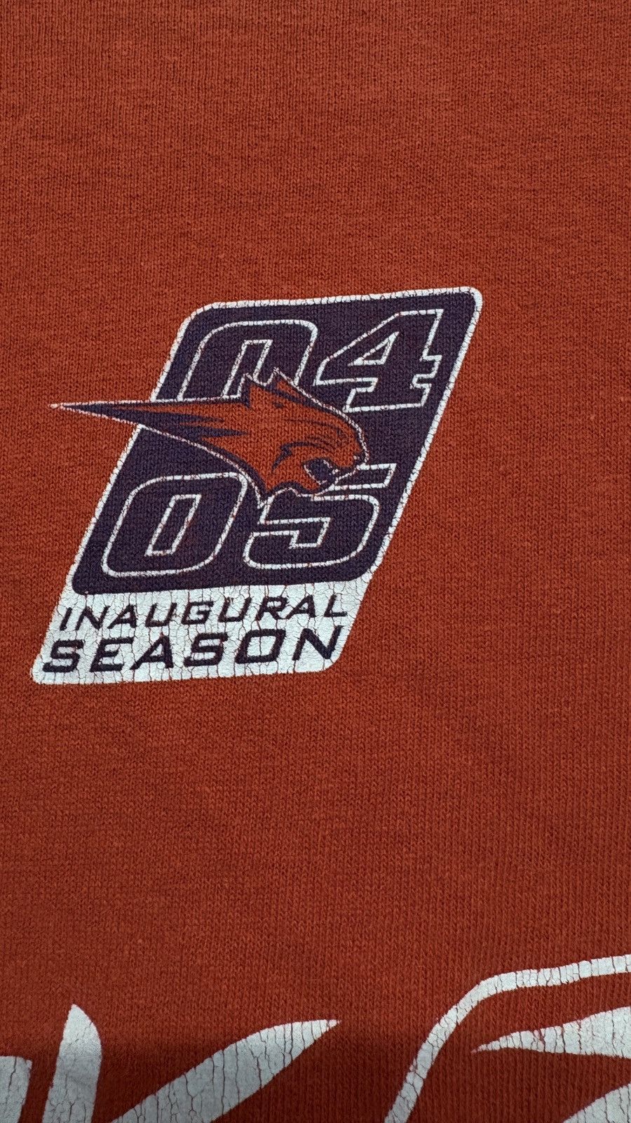 NBA × Reebok × Vintage Charlotte Bobcats Shirt Adult L Orange Basketball NBA Size US L / EU 52-54 / 3 - 8 Thumbnail