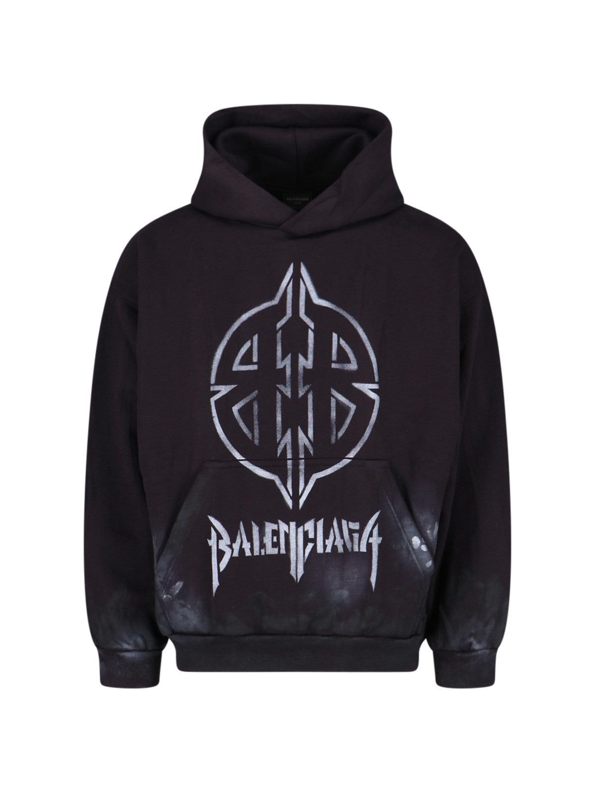Balenciaga BALENCIAGA METAL BB STENCIL HOODIE SIZE XS Size ONE SIZE - 1 Thumbnail