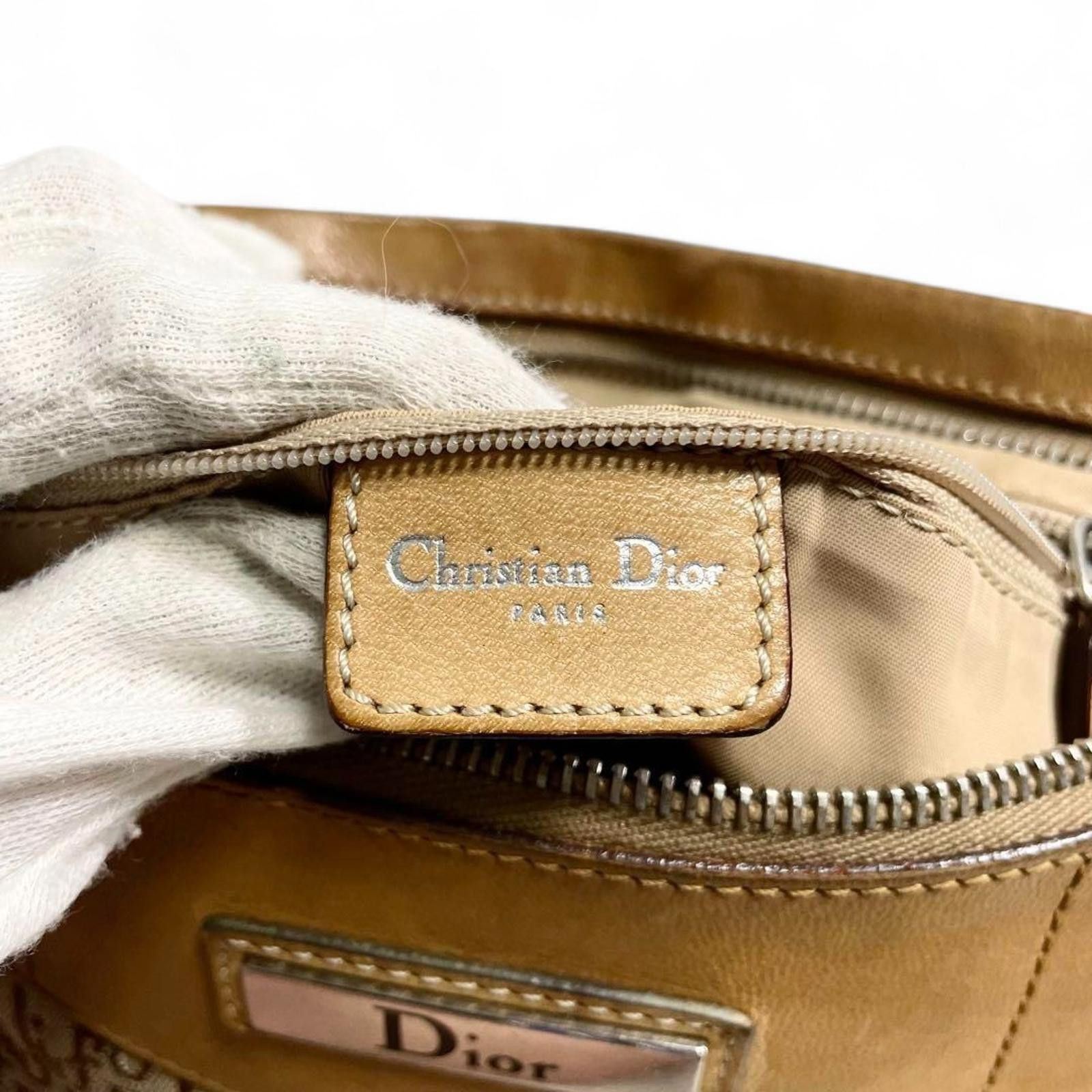 Dior Dior - Vintage Monogram Canvas and Leather Crossbody Bag Size ONE SIZE - 7 Thumbnail