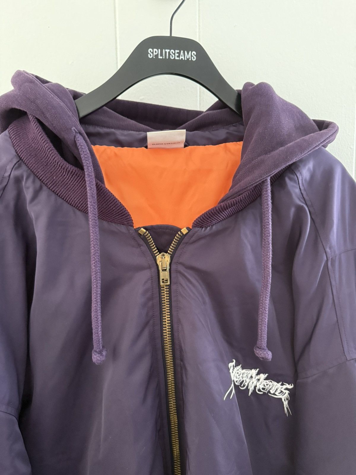 Vetements Vetements AW16 Total Fucking Darkness Bomber Jacket Size US M / EU 48-50 / 2 - 3 Thumbnail