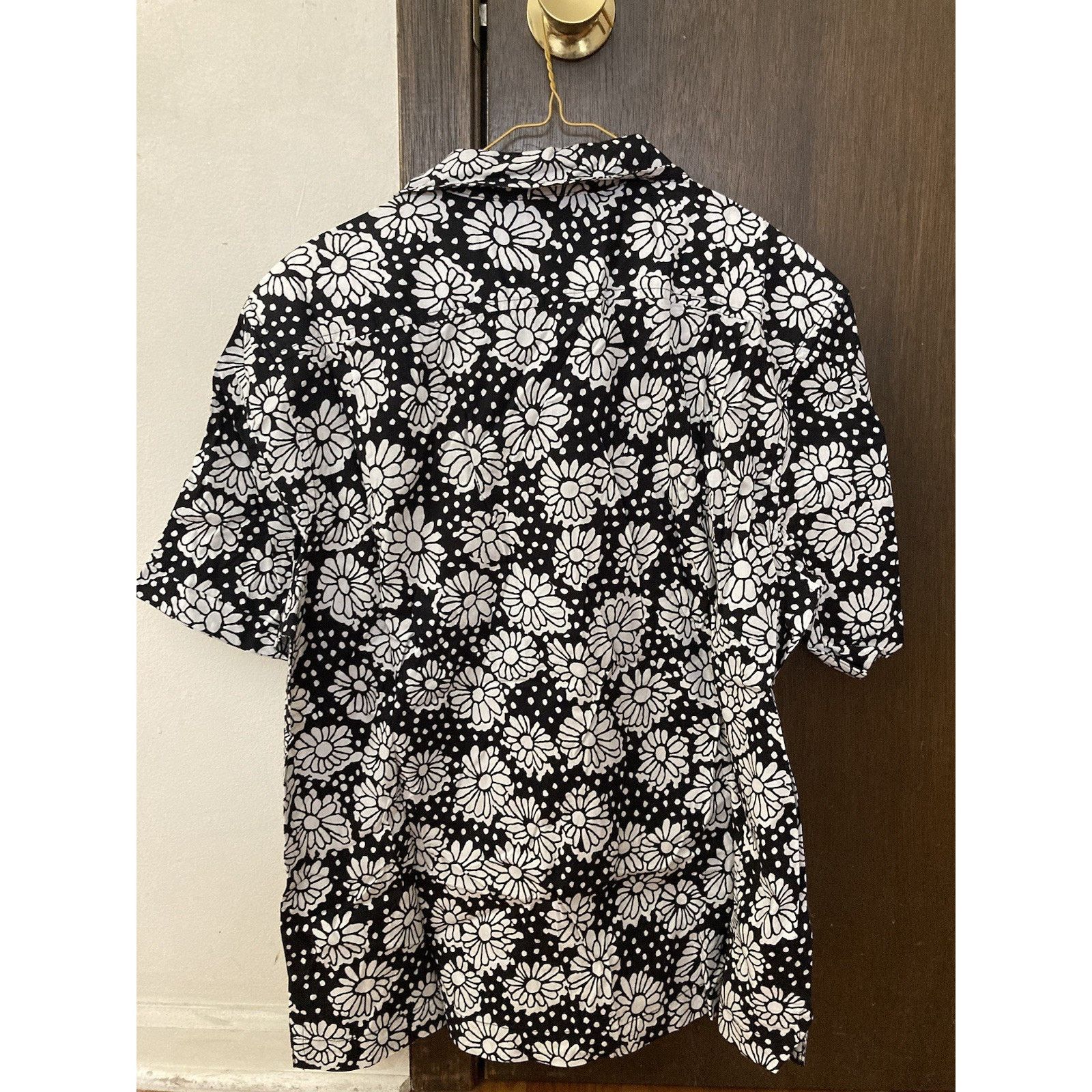 Original Penguin NWT Original Penguin Botanical Button-Up Shirt Medium Black Size US M / EU 48-50 / 2 - 3 Thumbnail