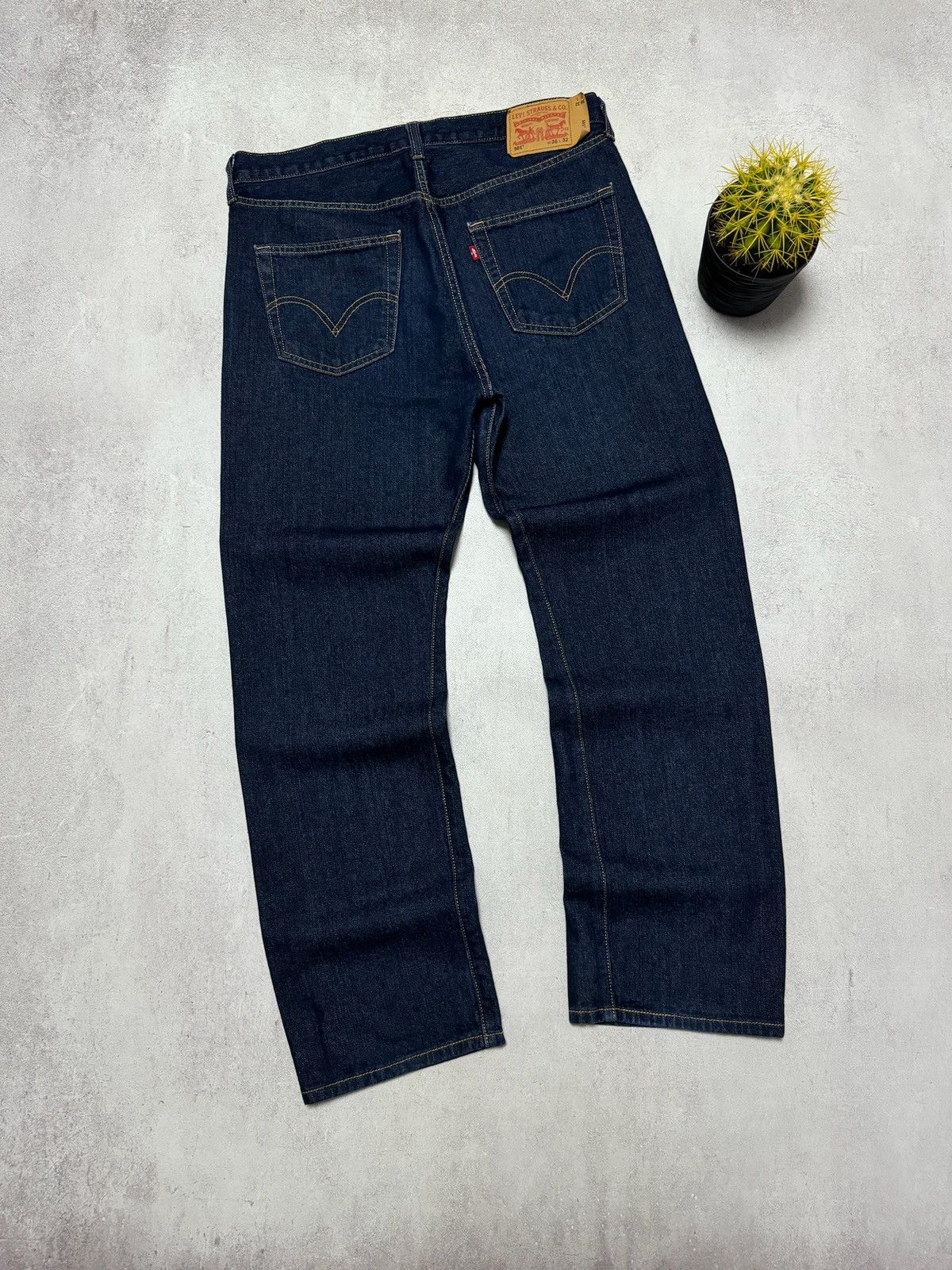 Levi's × Vintage Vintage Levis 501 Jeans Straight Baggy W36 L32 Baggy Y2K 90s Size US 36 / EU 52 - 1 Thumbnail