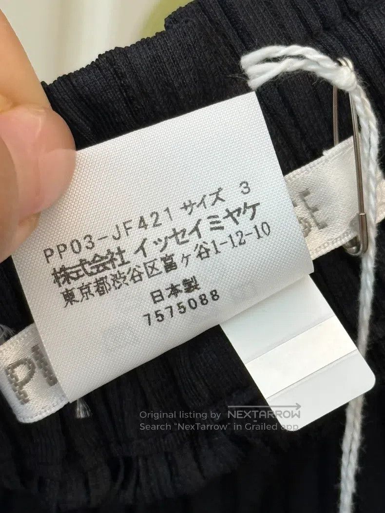 Issey Miyake Issey Miyake size:3 Black Wide-leg Trousers Size 31" - 5 Thumbnail