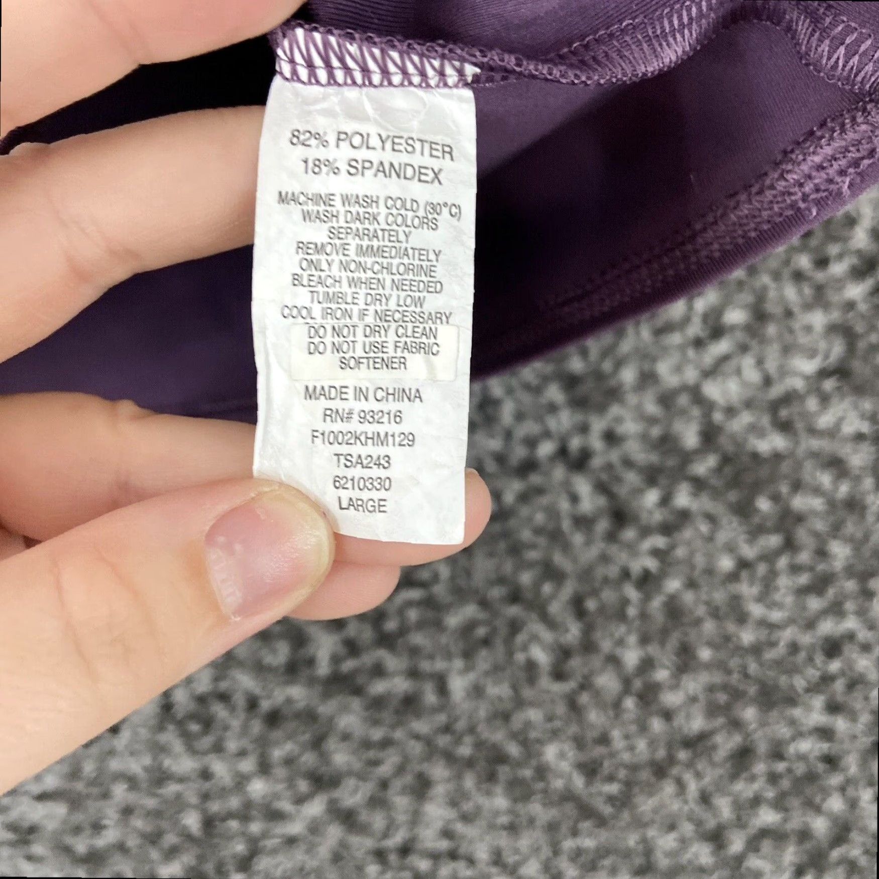 Vintage Aspire Women's Athletic Tank Top Yoga Activewear Purple Spandex Large Size ONE SIZE - 6 Thumbnail