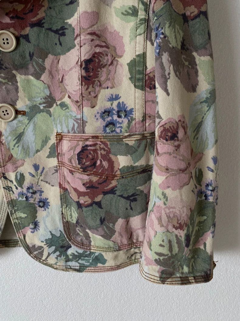 Junya Watanabe Junya Watanabe Floral Denim Jacket by Junya Watanabe-2506 Size US M / EU 48-50 / 2 - 6 Thumbnail