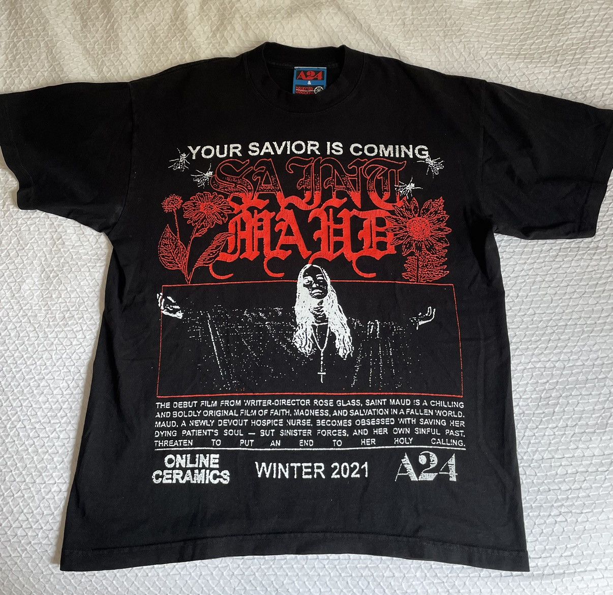 Movie Saint Maud “Your Savior is Coming” T-shirt | Grailed