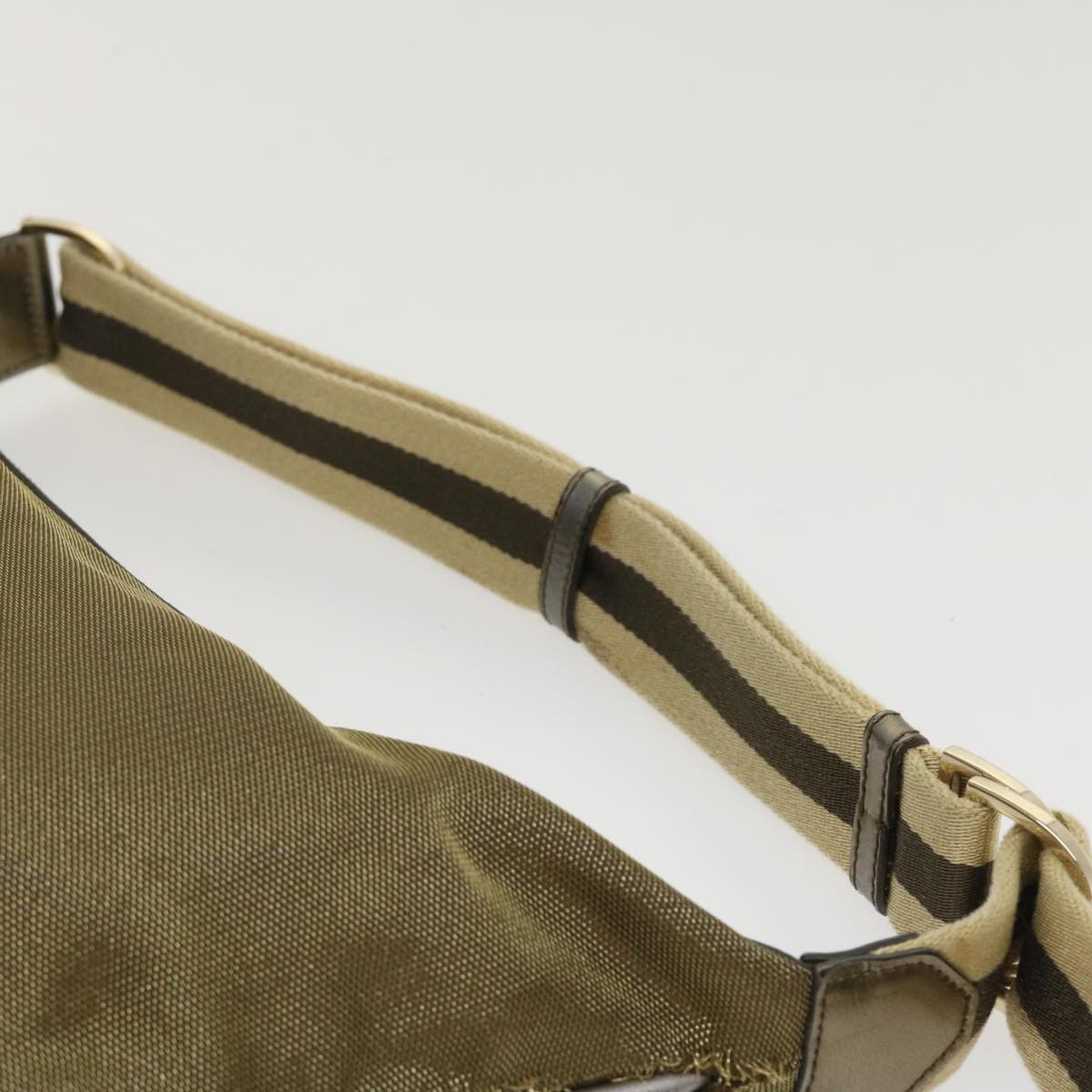 Gucci GUCCI Sherry Line Shoulder Bag Canvas Gold Size ONE SIZE - 9 Thumbnail