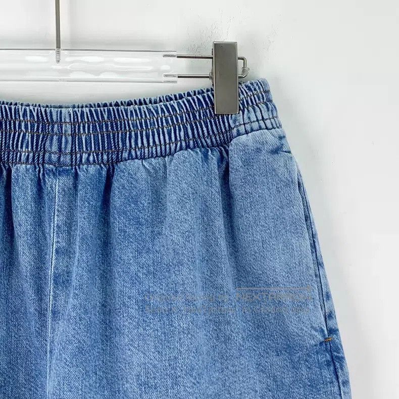 Acne Studios Acne Studios Blue washed cotton elastic waist casual denim Size 28" / US 6 / IT 42 - 3 Thumbnail
