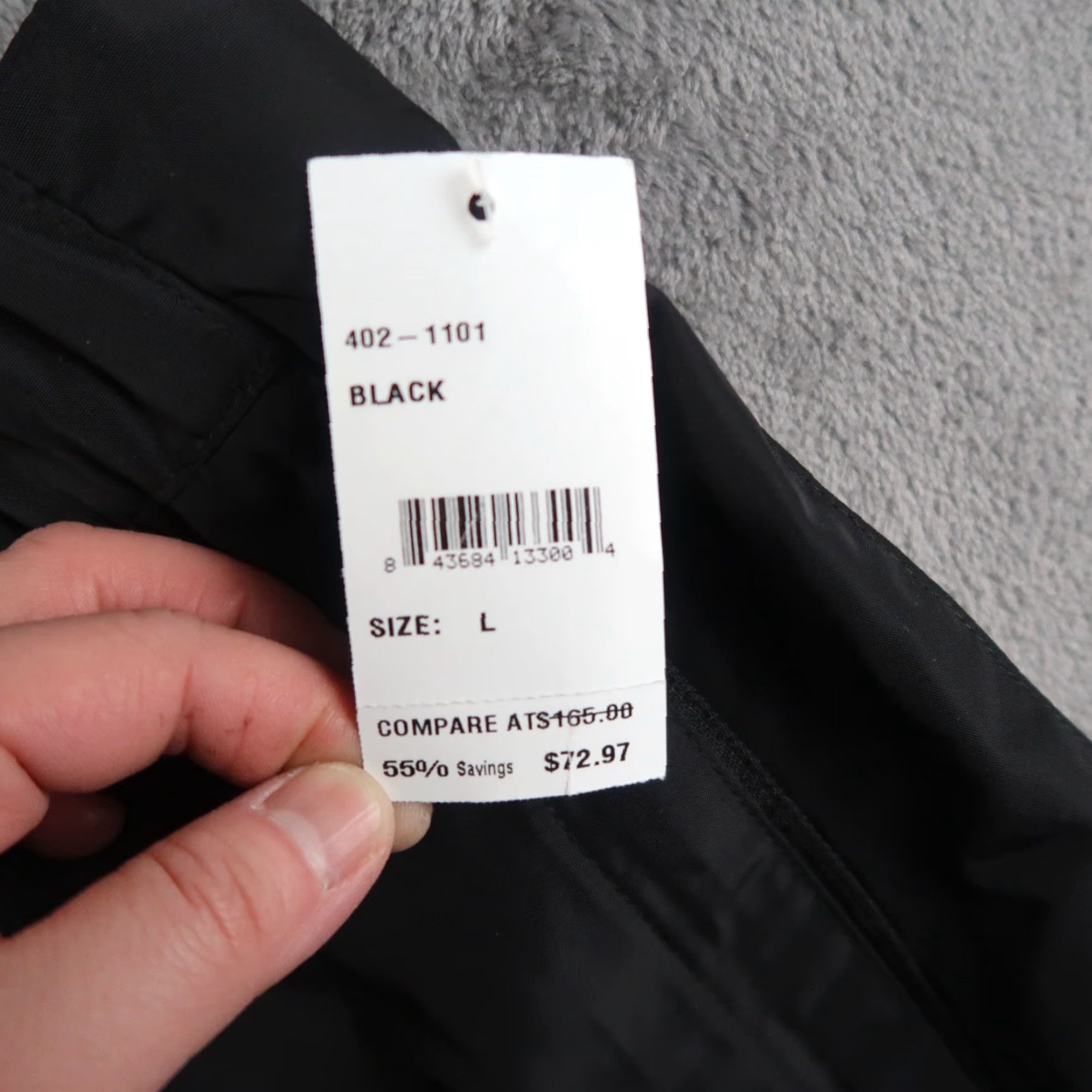 Vintage ROKIT Mens Windbreaker Pants Size L Side Zip Pockets Black Polyester Sports Size US 33 - 6 Thumbnail