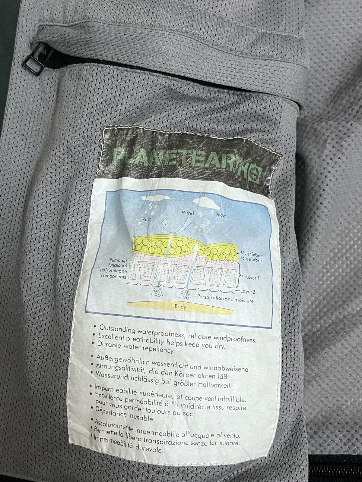 Free Planet × Vintage Vintage Planet Earth Rider Waterproof/Breathable Outwear Size US M / EU 48-50 / 2 - 13 Thumbnail