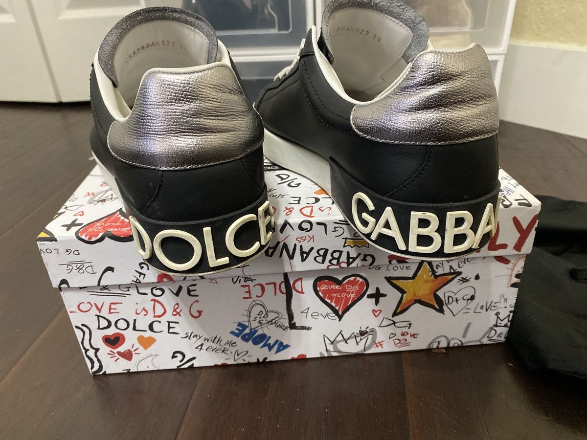 Dolce & Gabbana Dolce & Gabbana Portofino Leather Sneakers Size US 11 / EU 44 - 6 Thumbnail