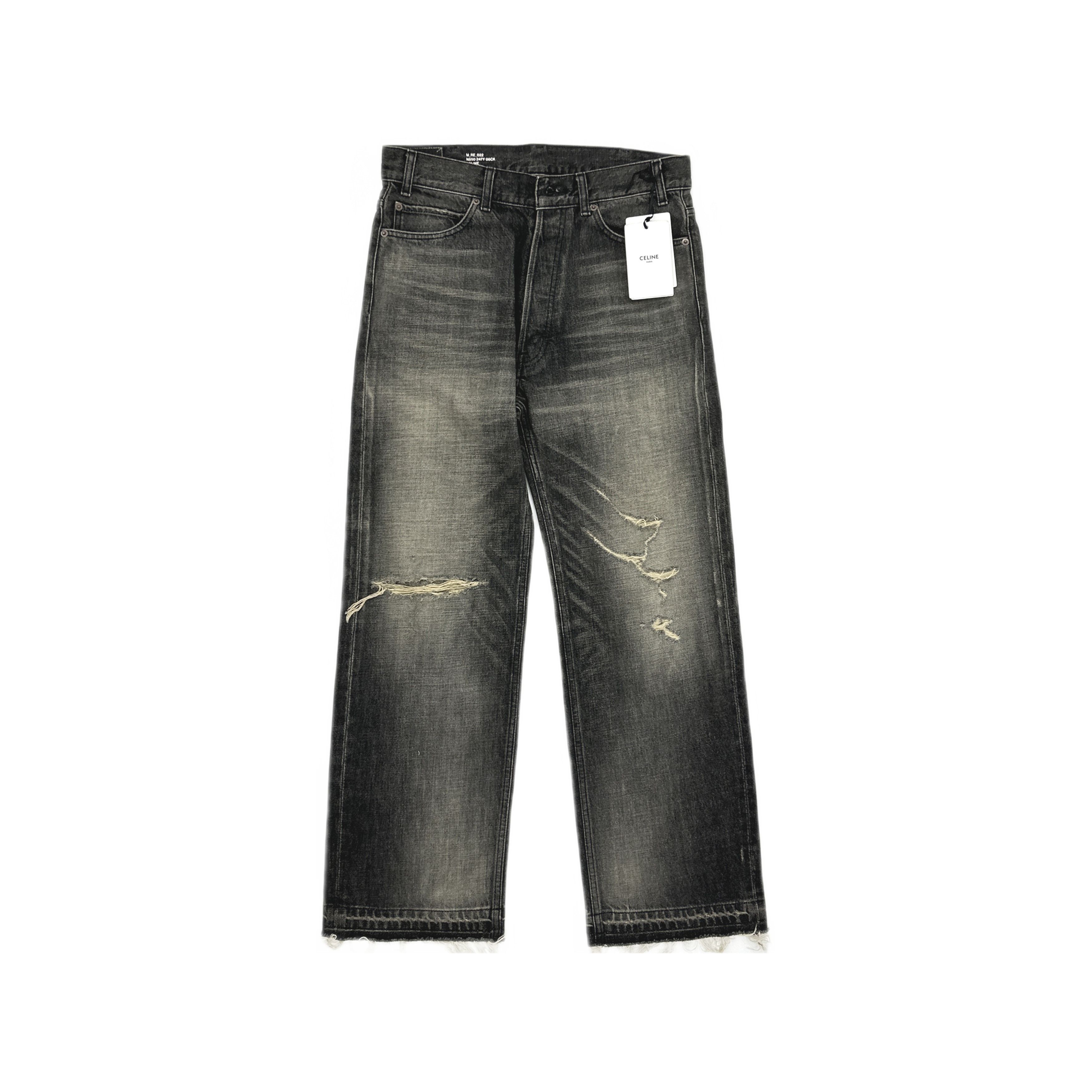 Celine Celine Distressed Denim Jeans Size 30 Size US 30 / EU 46 - 1 Thumbnail