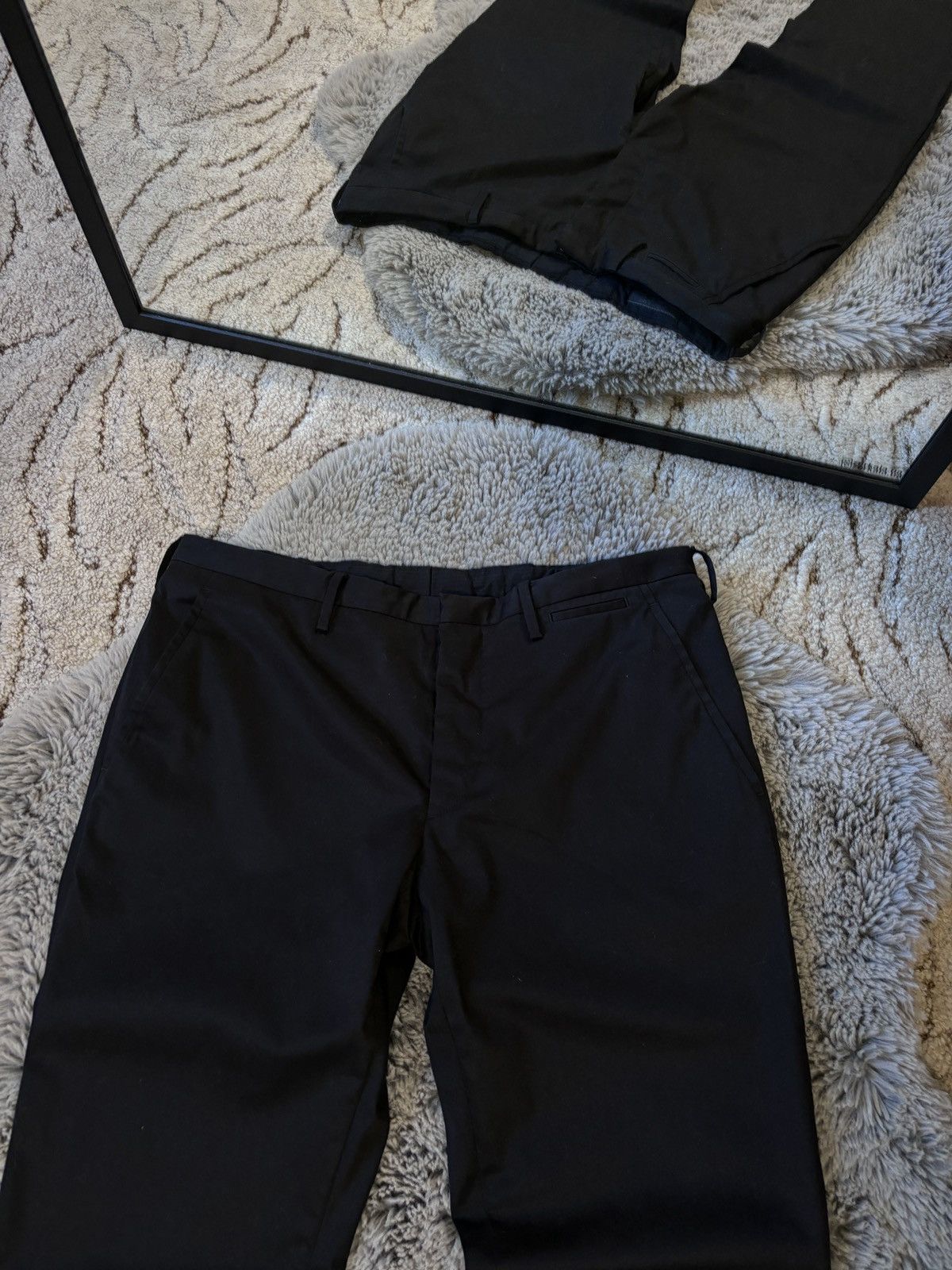 Prada Prada tailored black cotton trousers Size US 32 / EU 48 - 3 Thumbnail