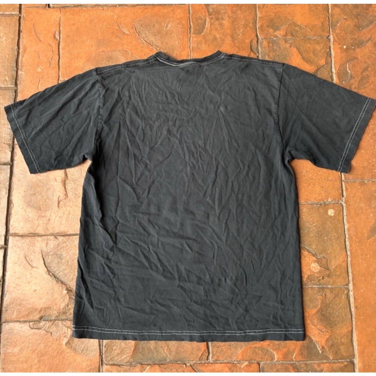 Vintage VINTAGE No Boundaries Motorcycle Biker T-Shirt M Black 90s Grunge Rock Skull Logo Vintage Y2K Mens Short Sleeve Crew Neck Cotton Knit Size US M / EU 48-50 / 2 - 3 Thumbnail