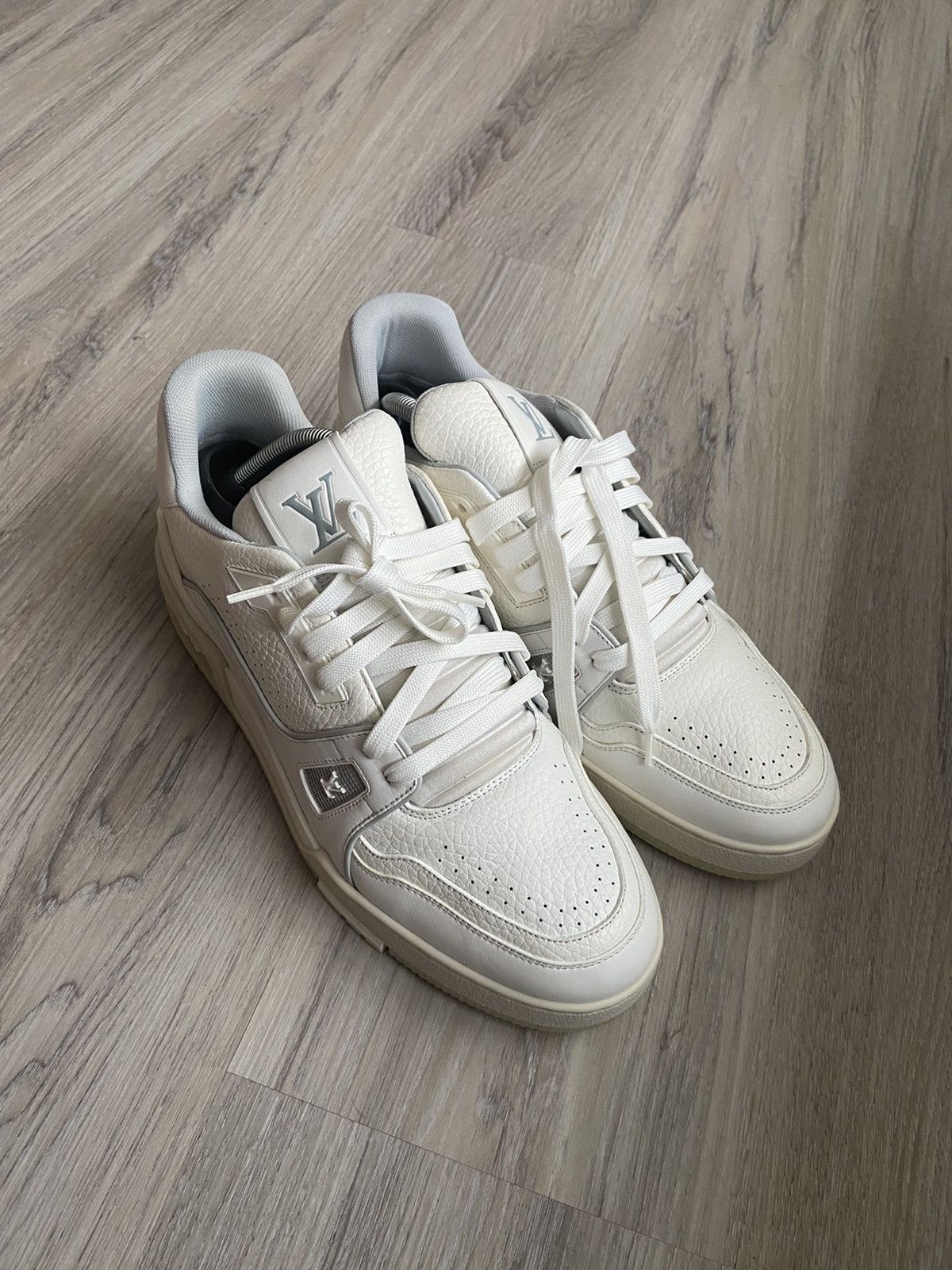 Louis Vuitton × Virgil Abloh LV Trainer White/Grey | Grailed