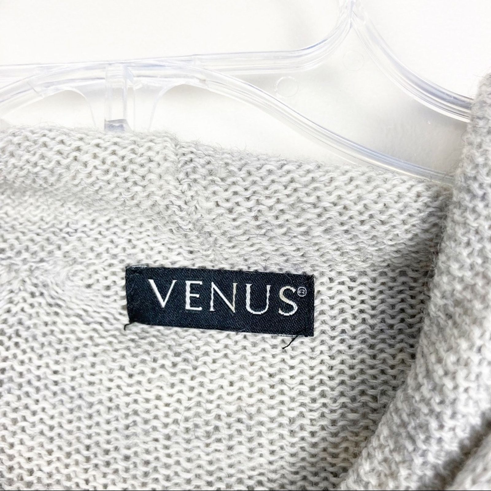 Other Venus Wool Blend Oatmeal Cardigan Sz M Size M / US 6-8 / IT 42-44 - 2 Thumbnail