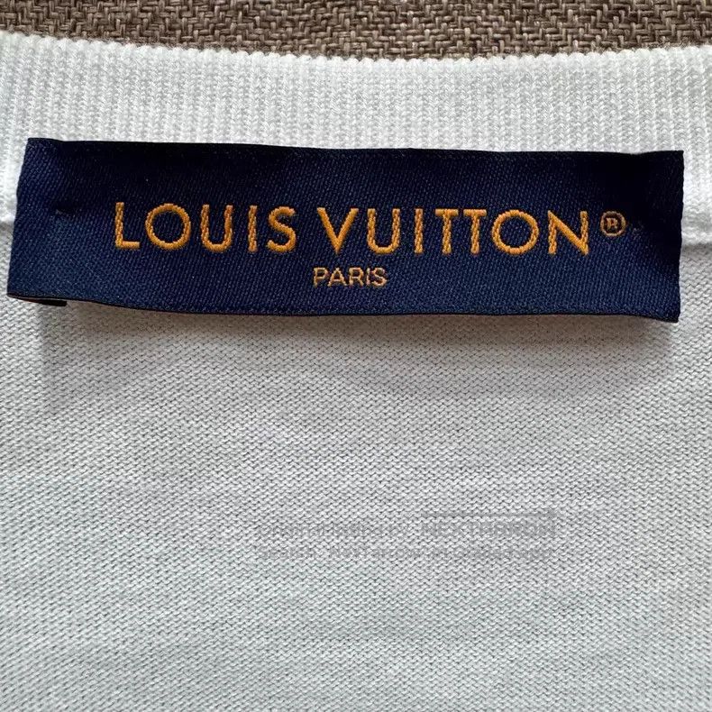 Louis Vuitton Louis Vuitton size 5l Black cuff full logo knitted short sl Size US M / EU 48-50 / 2 - 2 Thumbnail
