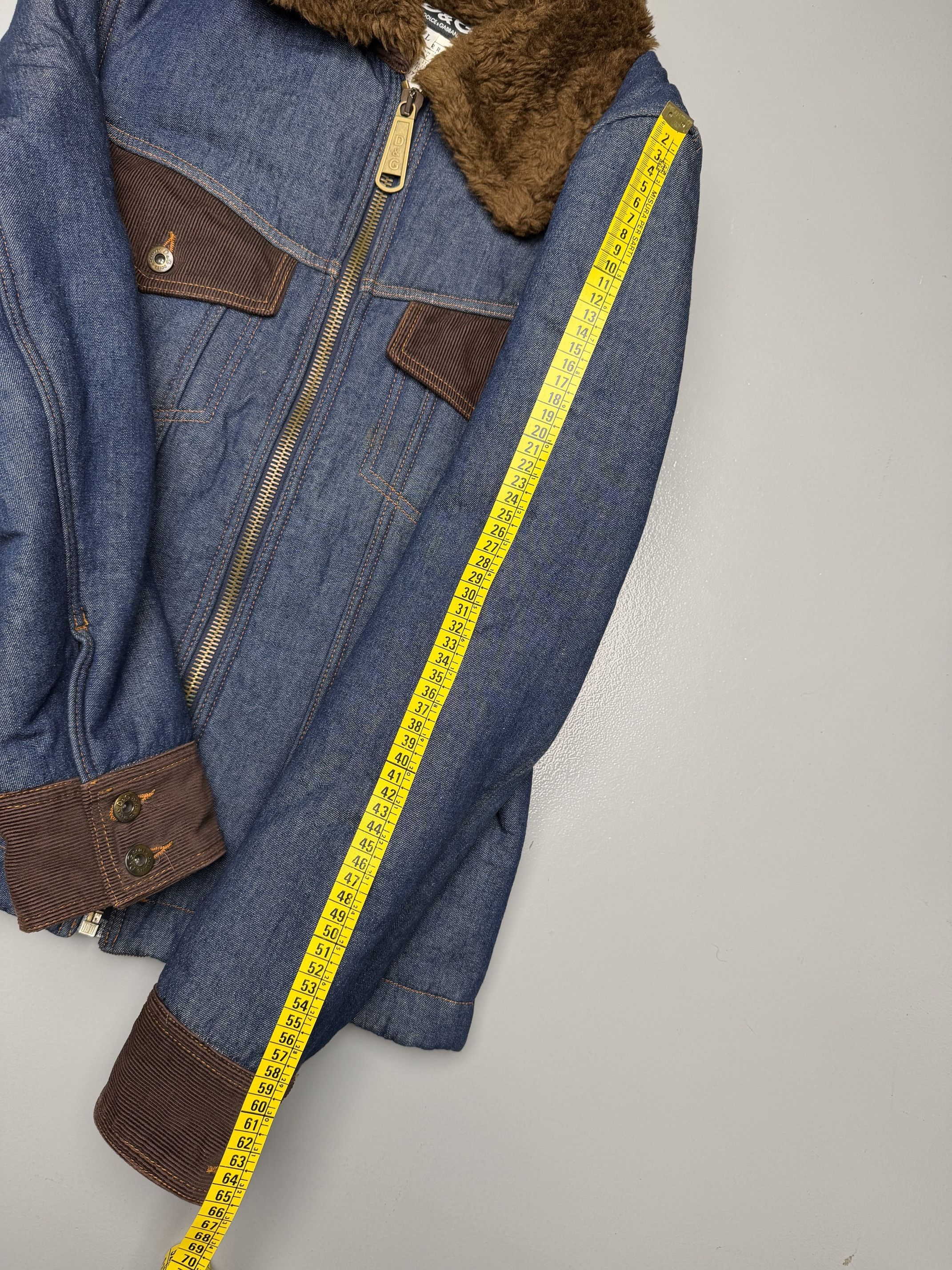 Dolce & Gabbana vintage D&G faux fur lined denim trucket jacket Size US M / EU 48-50 / 2 - 17 Thumbnail