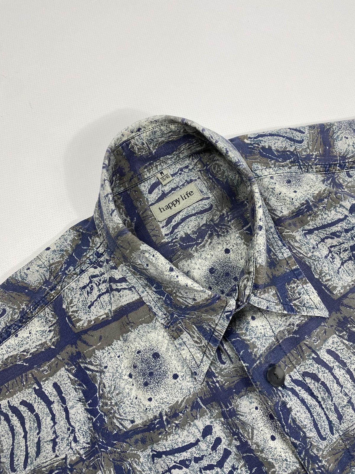 Vintage Vintage 90s Ancient Abstract Crazy Hawaiian Festival Shirt Size US XL / EU 56 / 4 - 7 Thumbnail