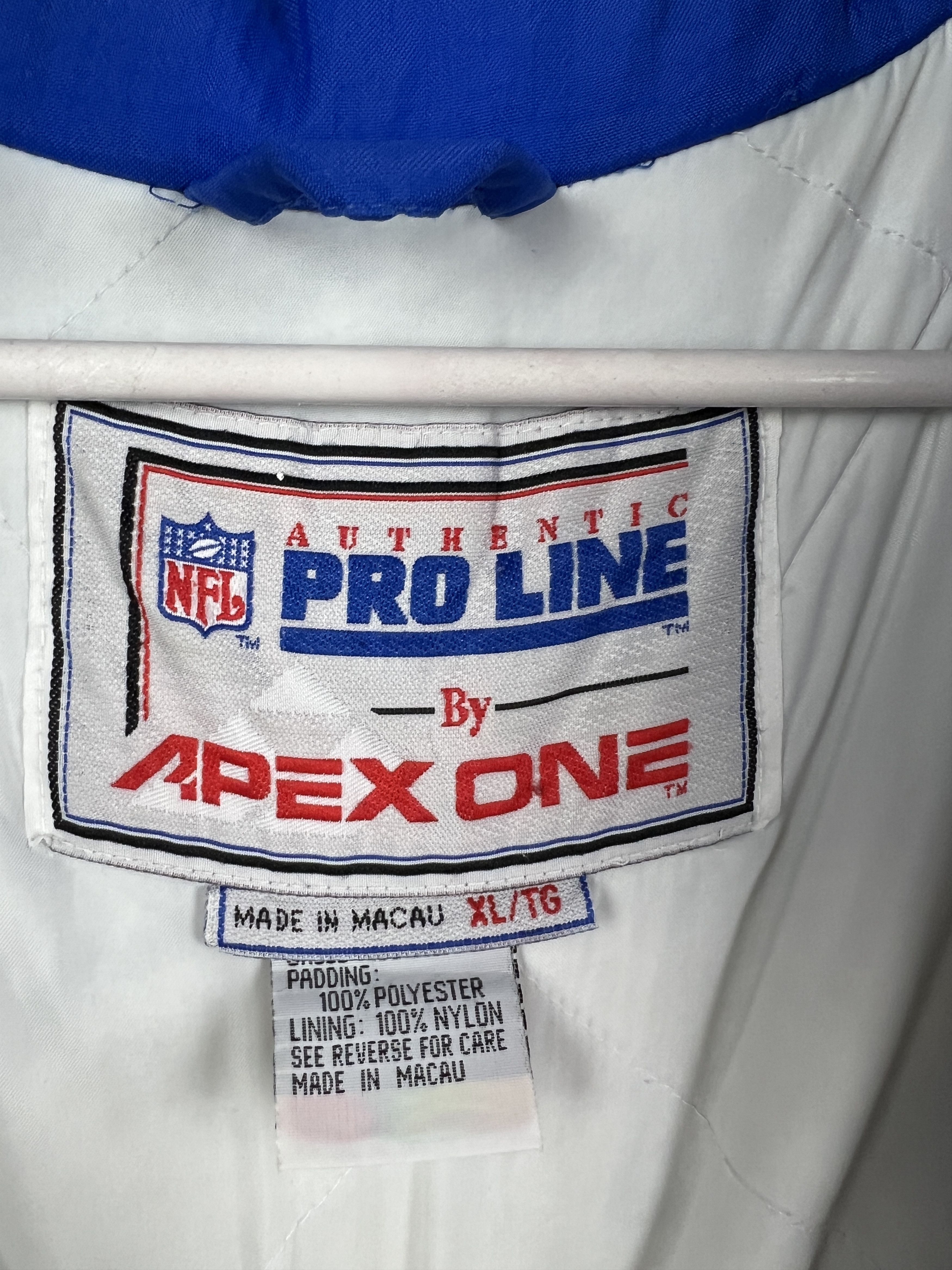 Apex One Vintage 90's Denver Broncos Padded Jacket Bomber Hooded NFL Size US XL / EU 56 / 4 - 9 Thumbnail