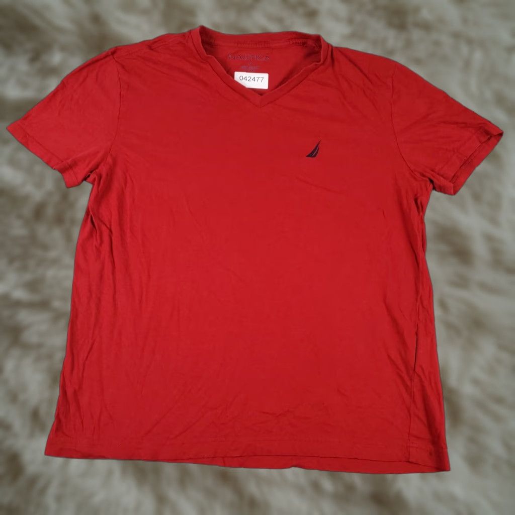 Nautica Nautica T Shirt Mens Size Small Red Solid Cotton Crew Neck Short Sleeve Adult S red Nautica Shirt Mens S Red Classic Sports Brand Shirt Mens S Red Size US S / EU 44-46 / 1 - 1 Thumbnail