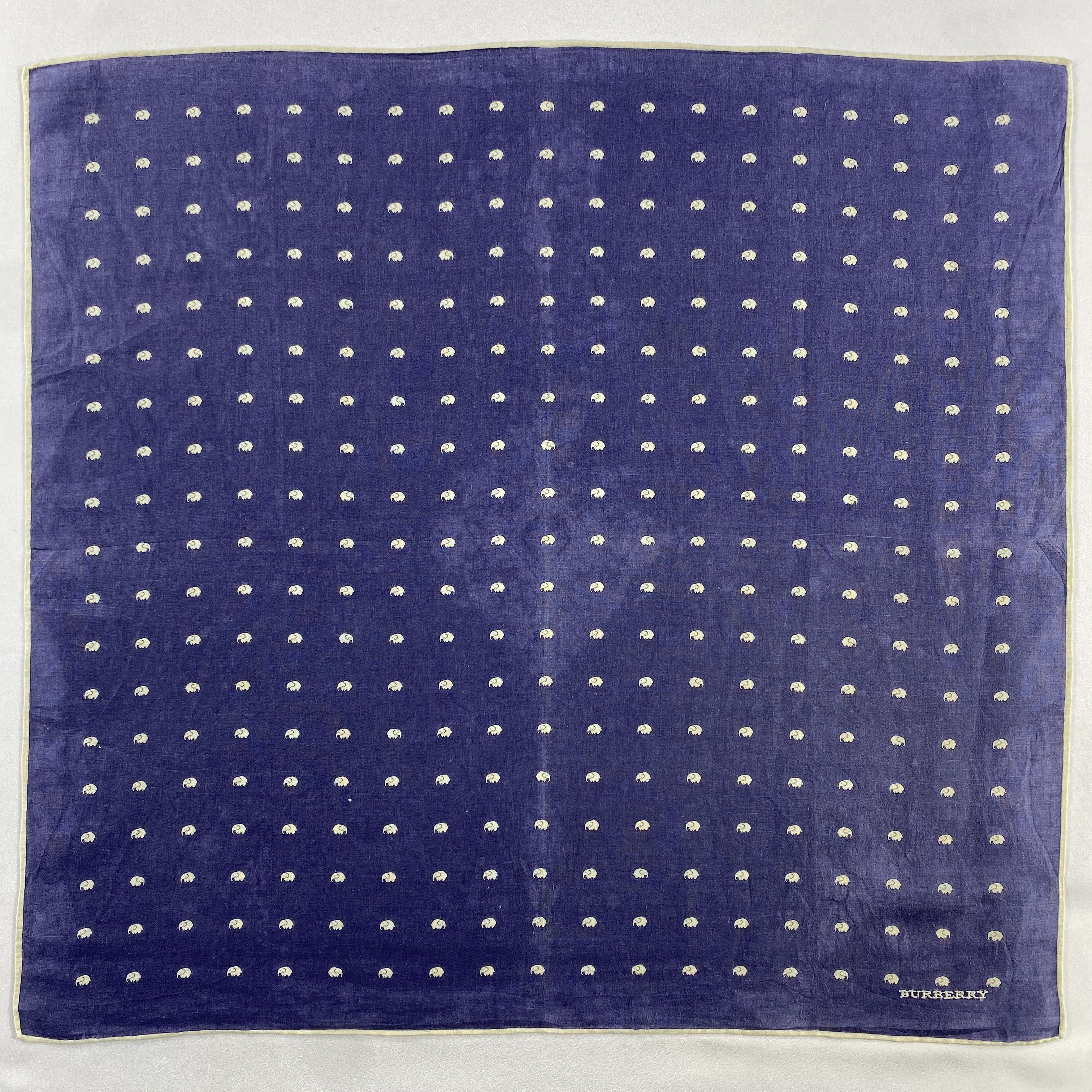 Burberry × Vintage Burberry Handkerchief / Neckerchief / Bandana-P1869 Size ONE SIZE - 1 Thumbnail
