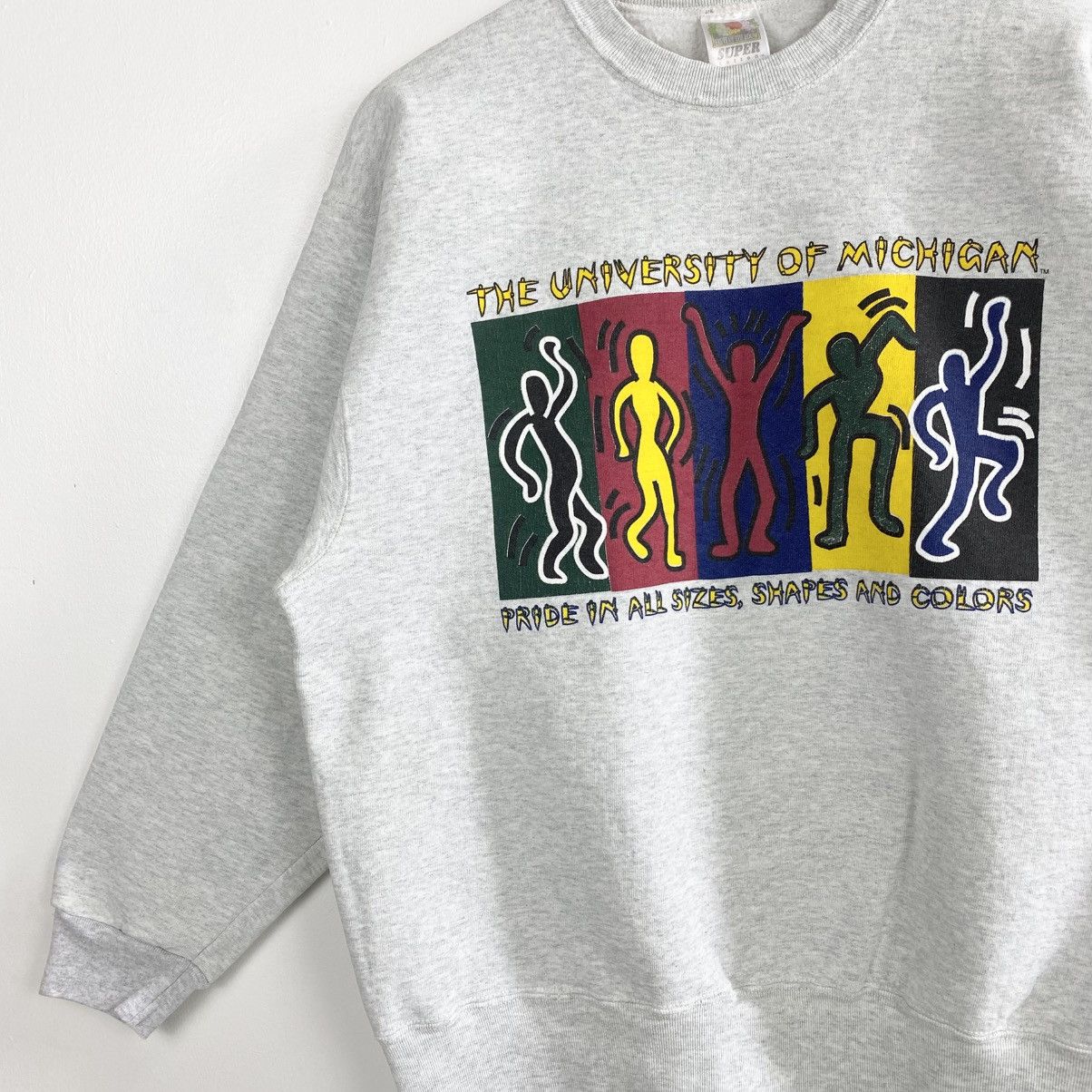 Keith Haring Vintage 90s Keith Haring Crewneck Sweatshirt Size US L / EU 52-54 / 3 - 3 Thumbnail