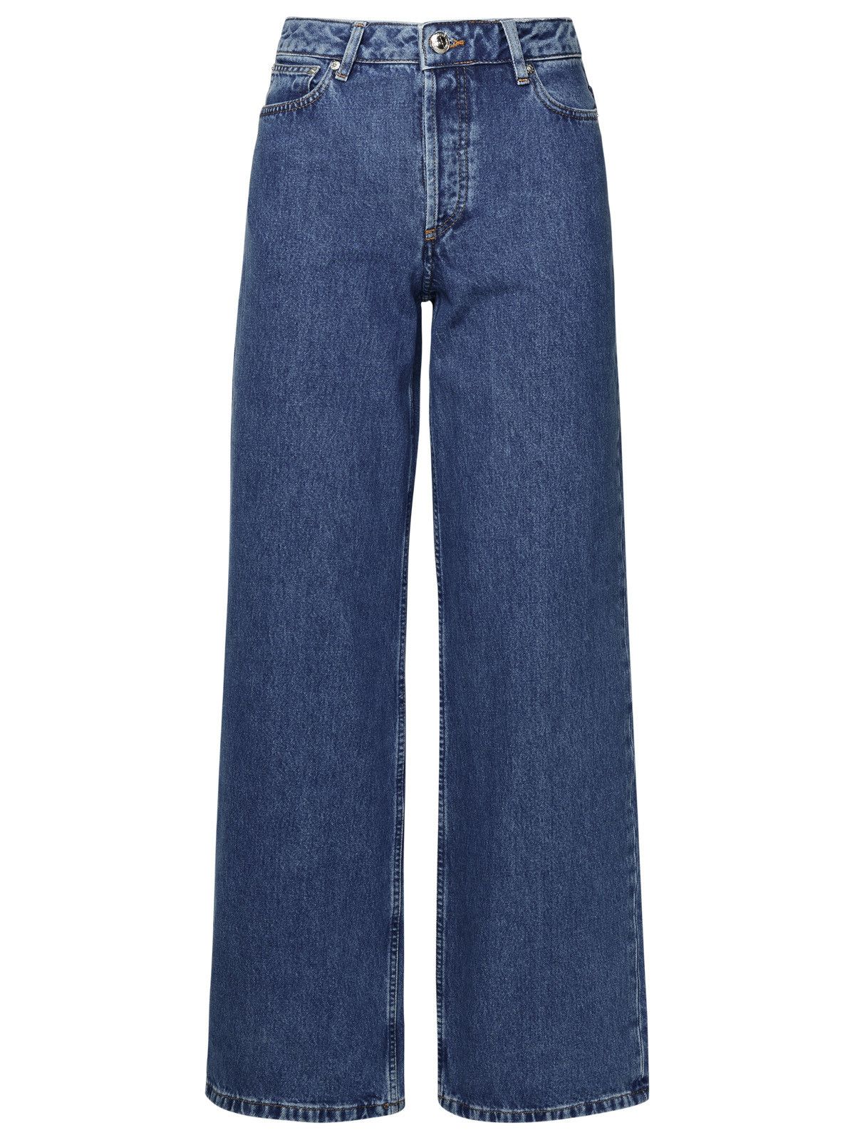 image of A P C Blue Cotton Jeans, Women's (Size 26)