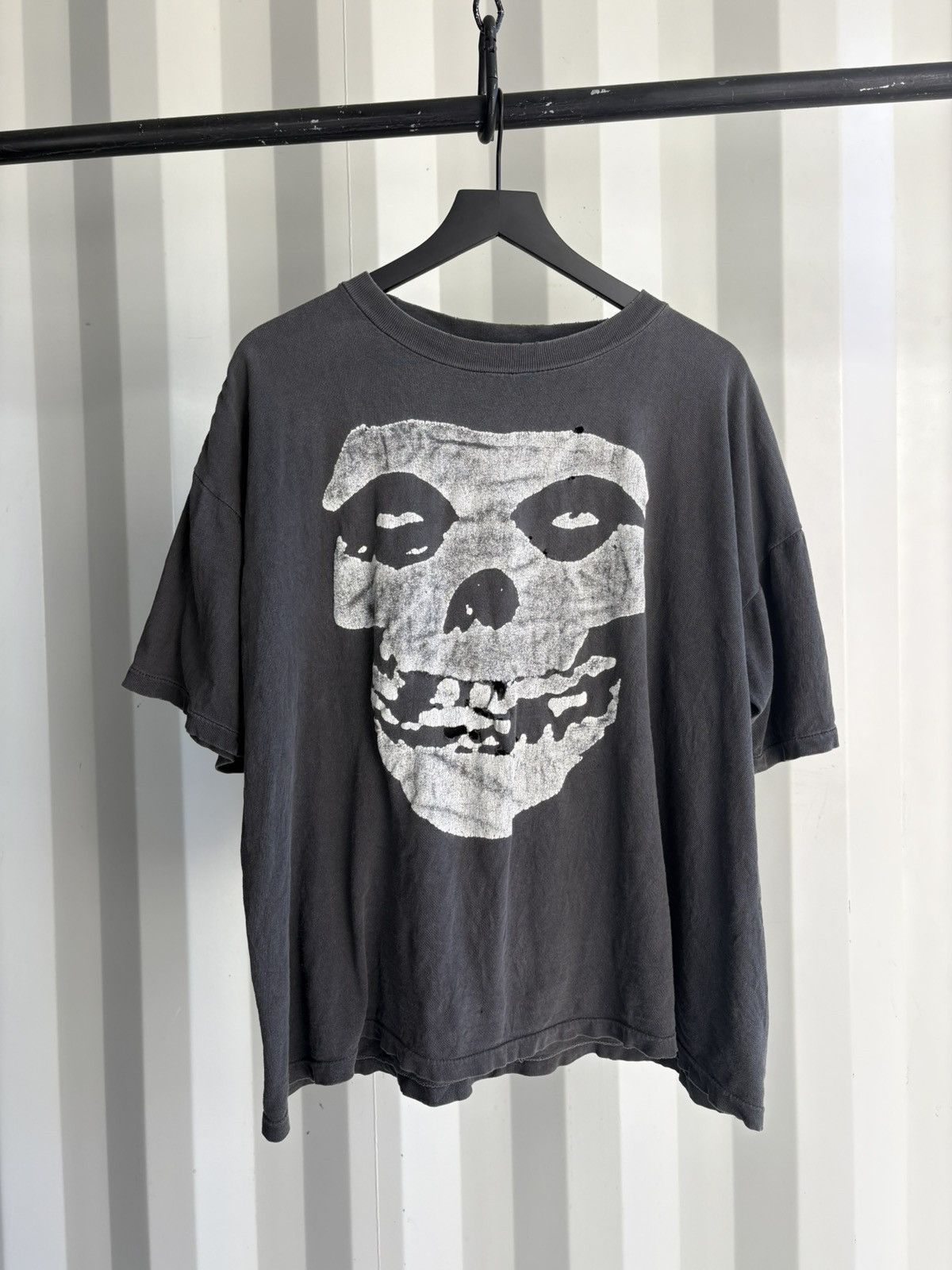 Band Tees Vintage Misfits Shirt Faded Distressed GRUNGE Band Size US XL / EU 56 / 4 - 1 Thumbnail