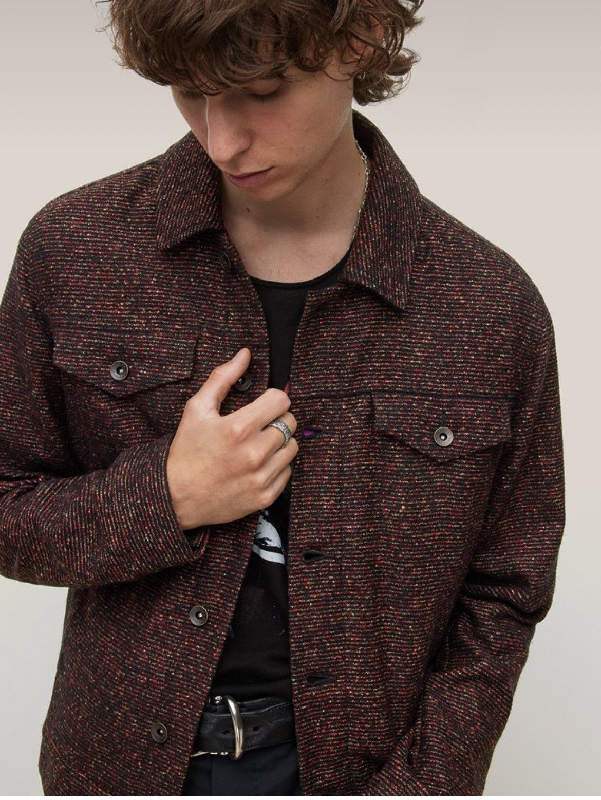 John Varvatos Evan’s Trucker Jacket. 46 Size US S / EU 44-46 / 1 - 2 Thumbnail