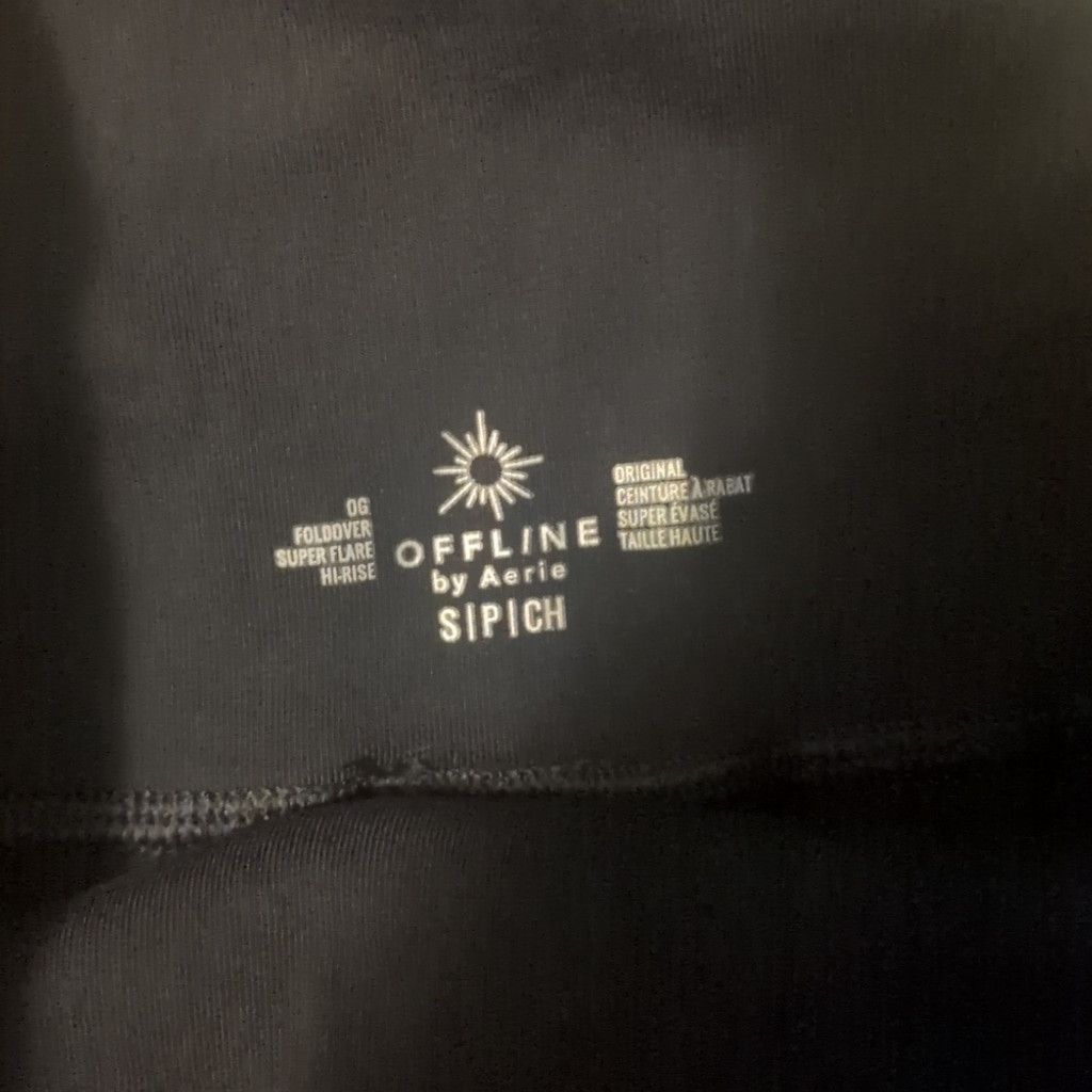 Other Aerie offline OG Foldover super flare leggings small Size 24" / US 00 / IT 34 - 3 Thumbnail