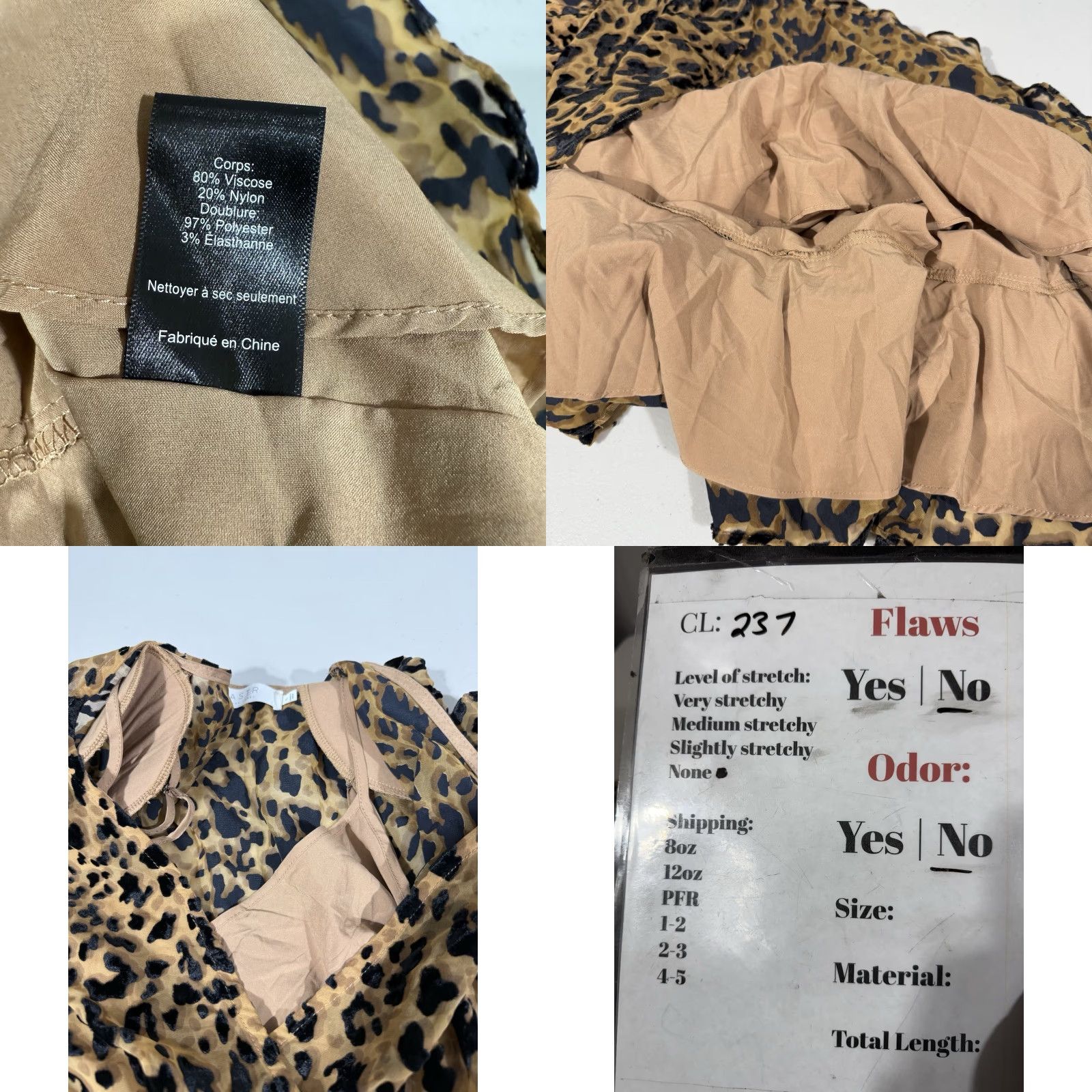 ASTR The Label ASTR Nikita Dress Women's S Leopard Velvet Print V Neck Lined Size S / US 4 / IT 40 - 9 Thumbnail