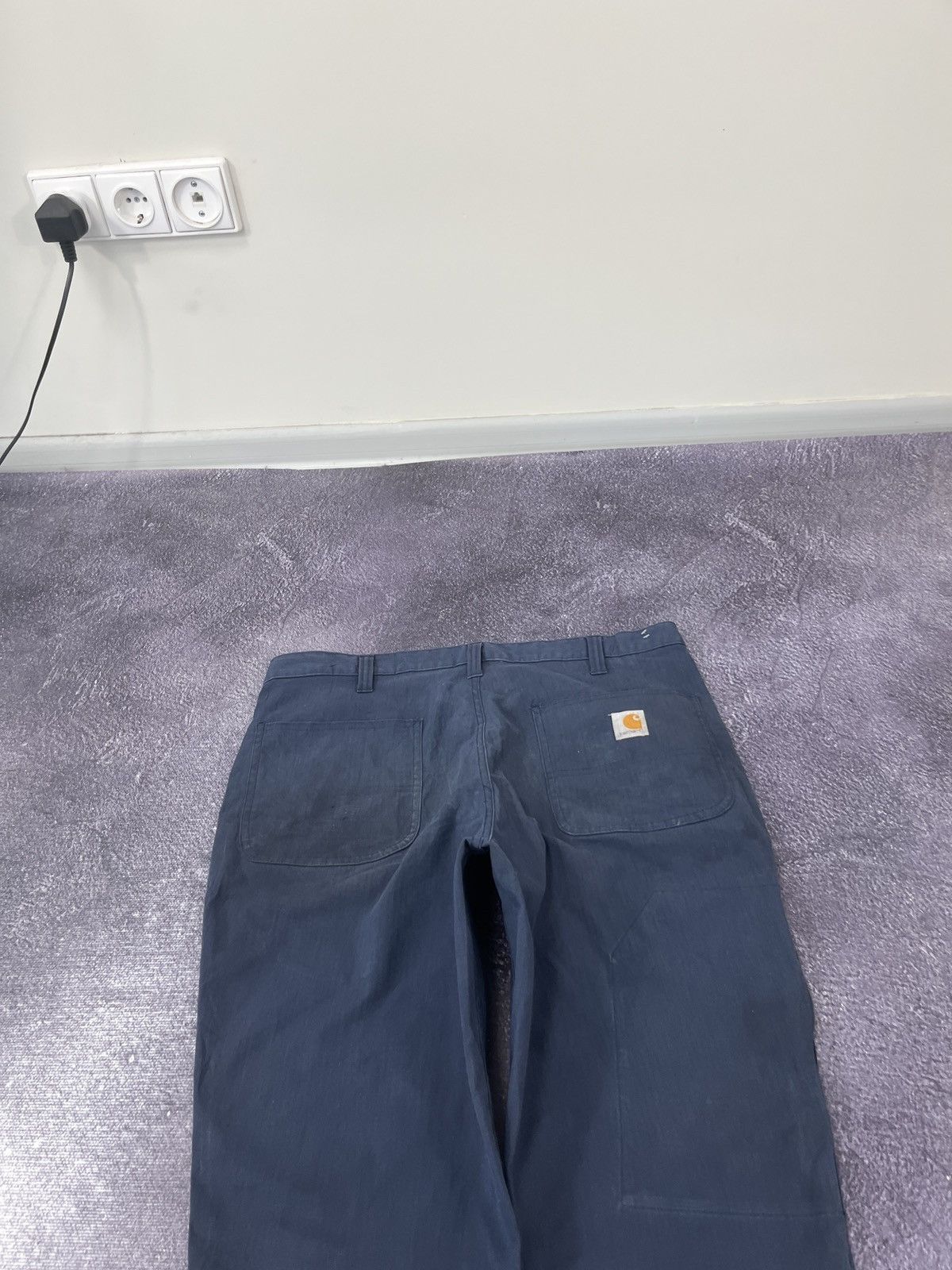 Carhartt Vintage Carhartt Y2K Navy Work Relaxed Pants Size US 34 / EU 50 - 6 Thumbnail
