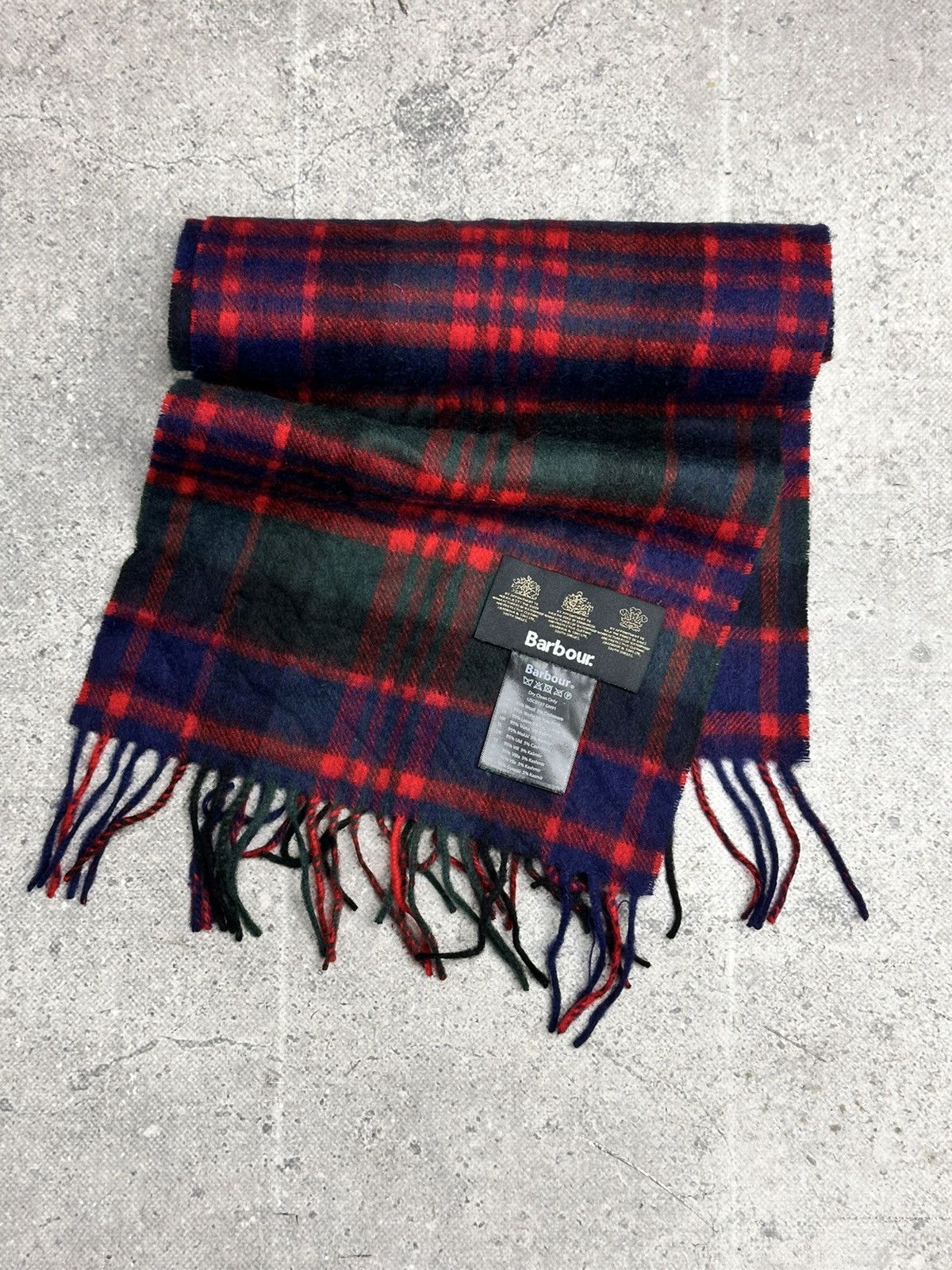 Barbour Vintage Wool Barbour Scarf Burberry Nova Check Loro piana Size ONE SIZE - 8 Thumbnail