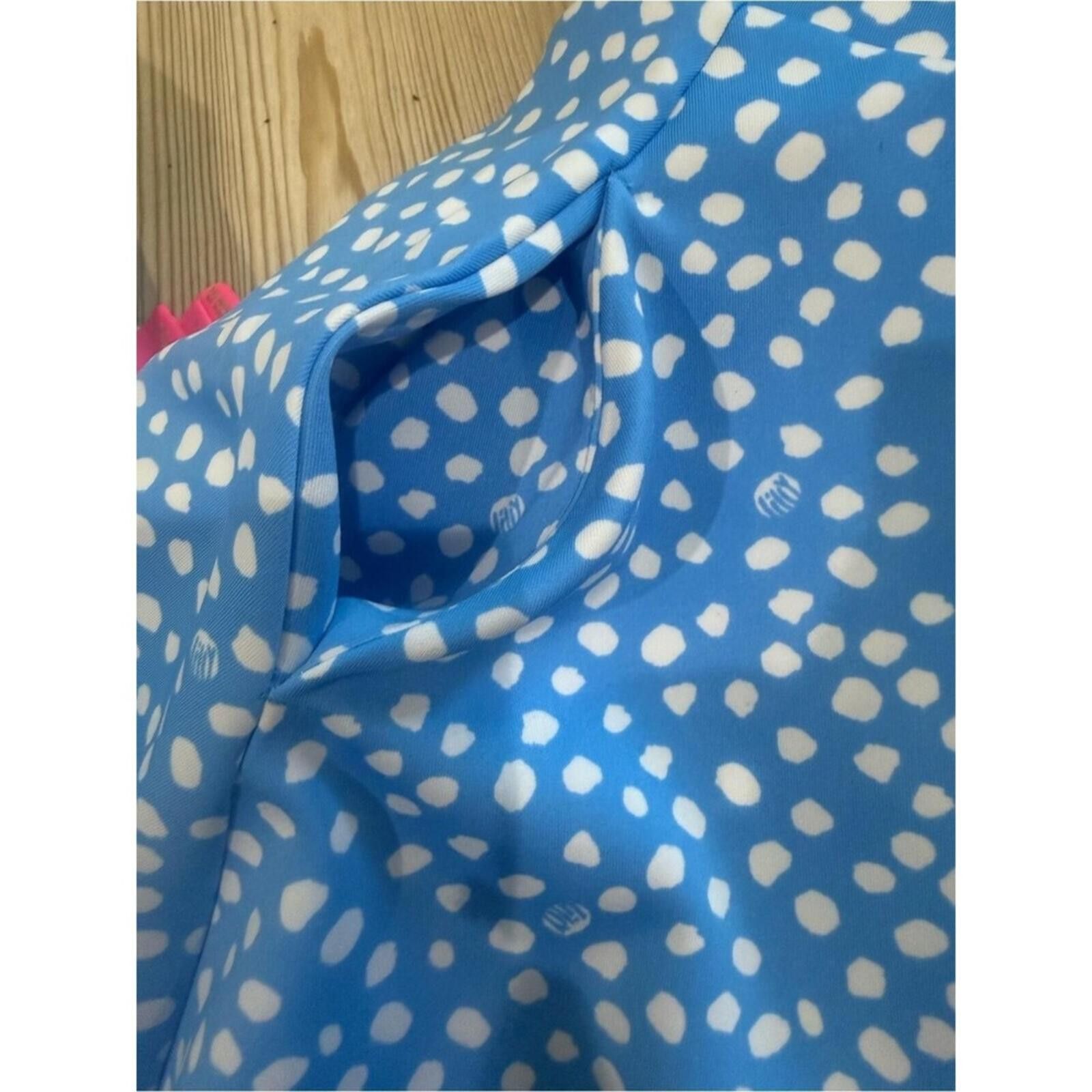 Other Lilly Pulitzer Blue and White Polka Dot Skirt Size ONE SIZE - 5 Thumbnail