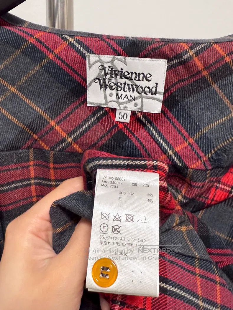Vivienne Westwood Vivienne Westwood Vintage second-hand diagonal plaid trans Size US M / EU 48-50 / 2 - 7 Thumbnail