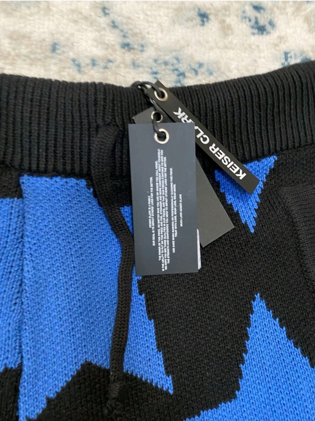 Keiser Clark Keiser Clark Prostar Knit Short Black Cobalt Blue Size L New Size US 36 / EU 52 - 4 Thumbnail