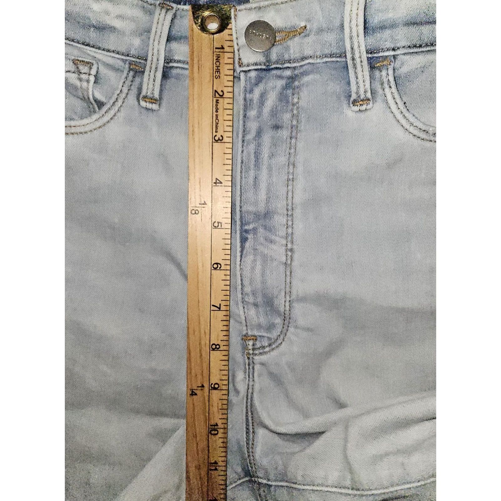 Athleta Athleta Sculptek Straight Jeans Women's 6 Blue High Rise Medium Wash Denim Stretch Pockets Crop 25.5 Inseam Regular Fit City Hipster Preppy Womens Size 28" / US 6 / IT 42 - 5 Thumbnail
